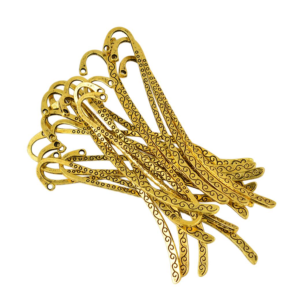 Tibetan Silver Beaded Bookmarks with Loop