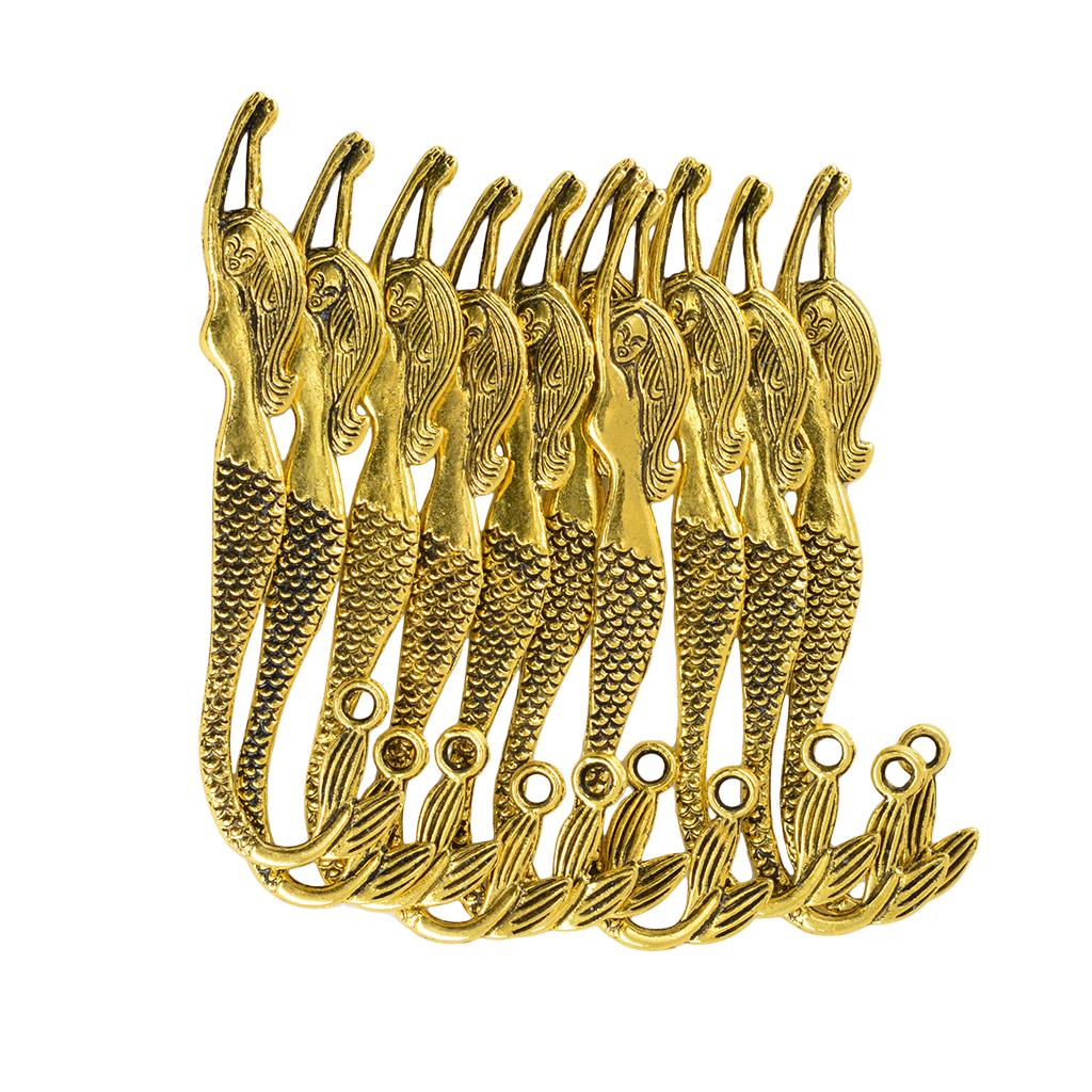 Gold Beading Mermaid Bookmarks