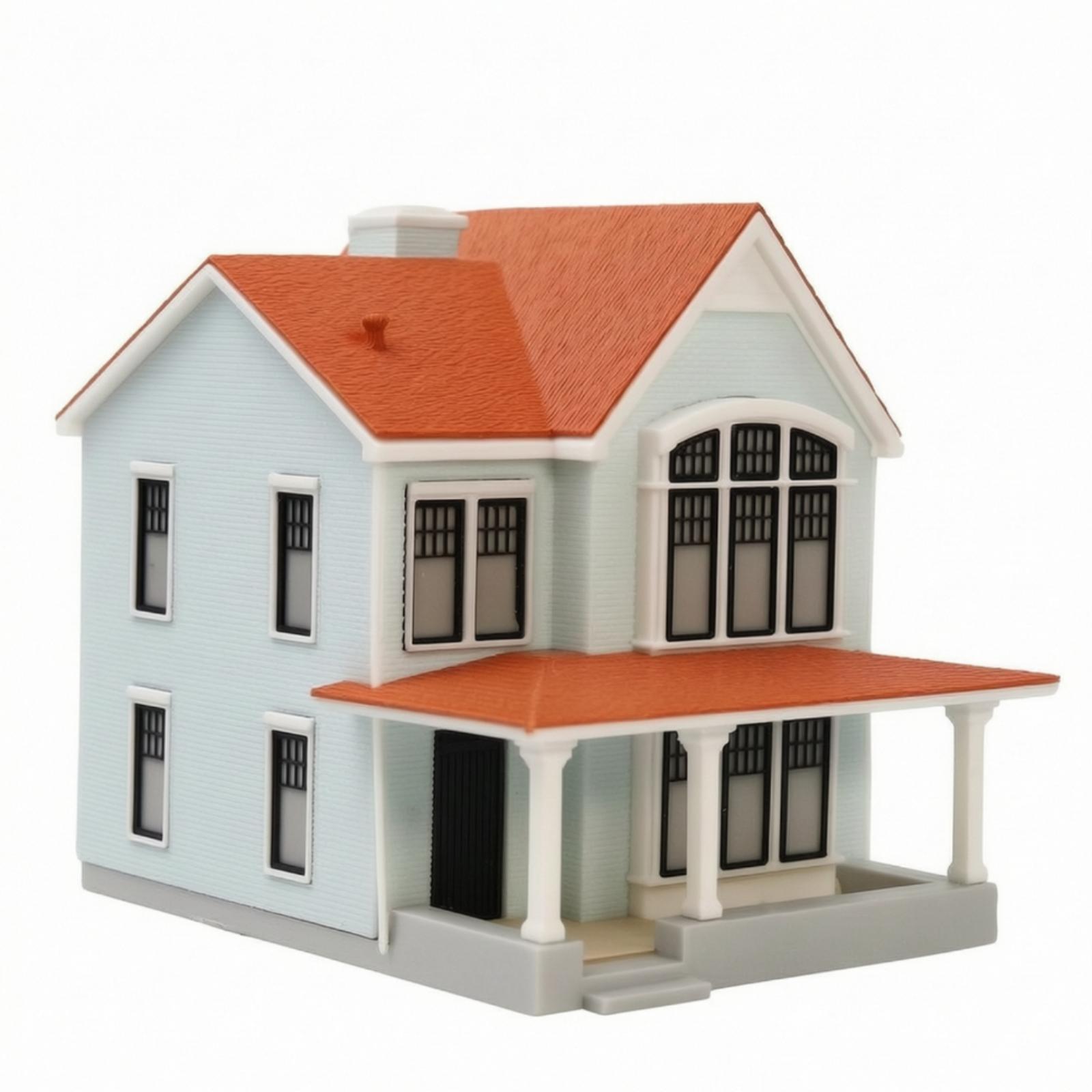 Two-Story House Model 1:64