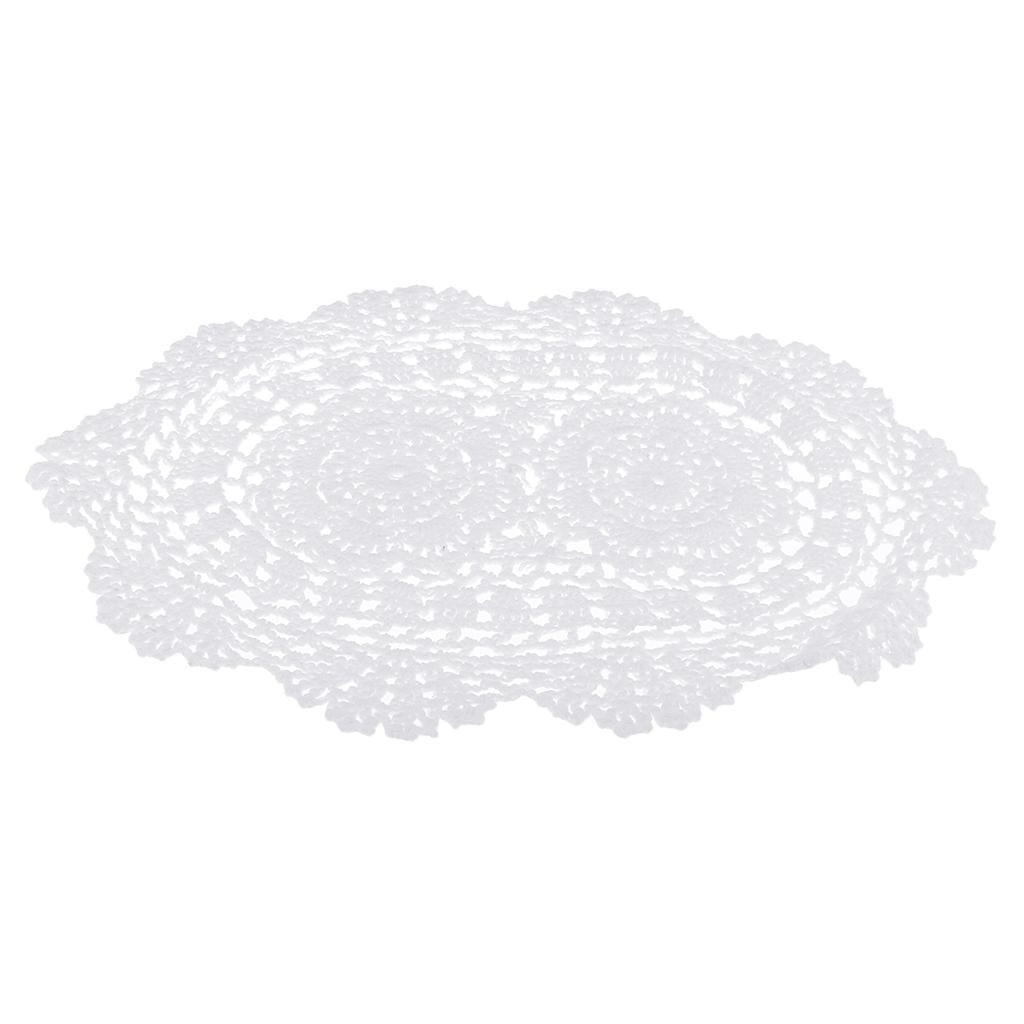 White Crochet Lace Doily