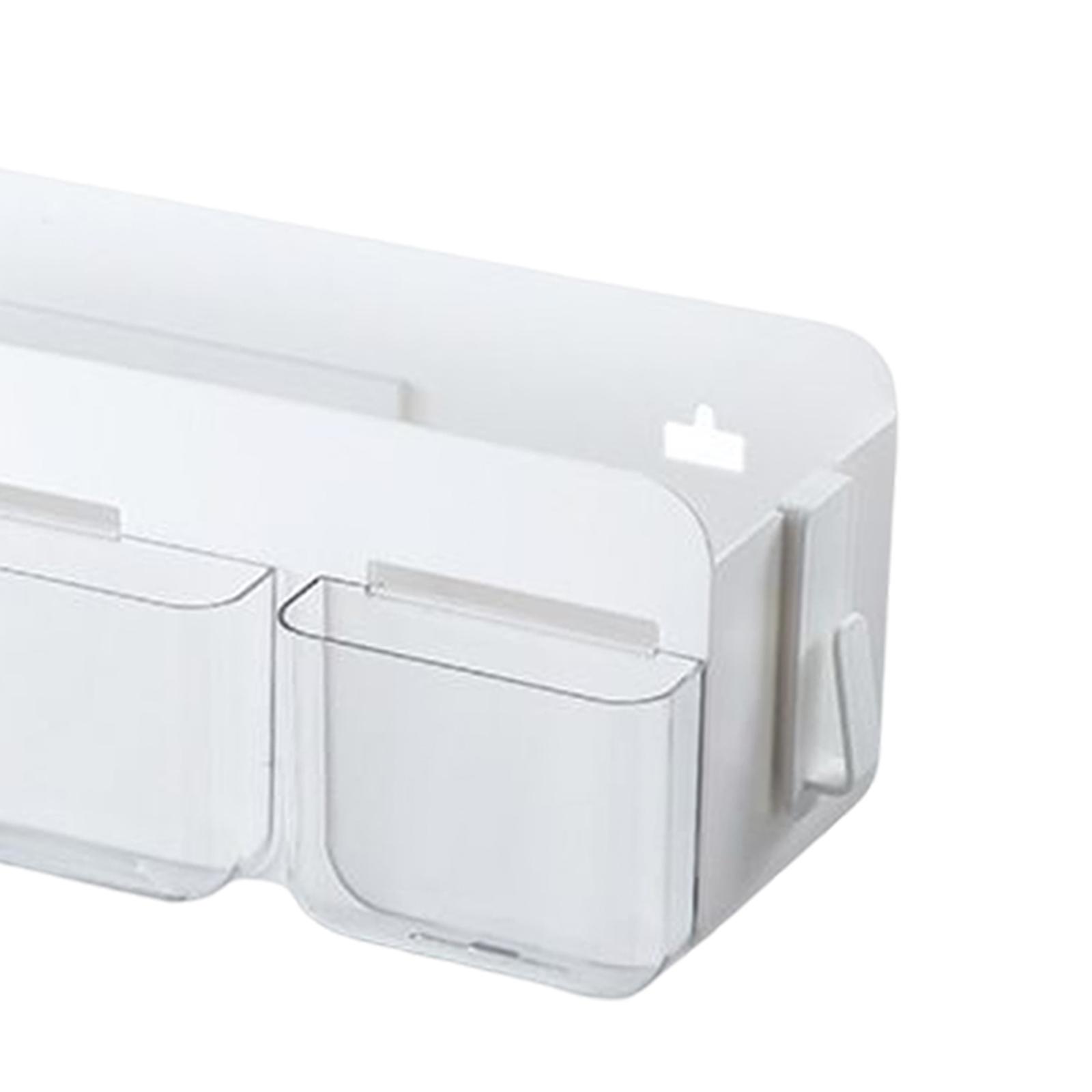 2Pcs Portable Storage Box Multifunctional Organizer for Pencil 