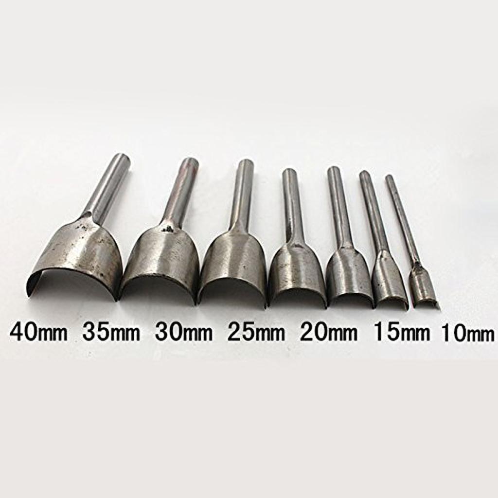 DIY Belt Leather Craft Quarter Round Half-Round Cutter Punch Tool 10-50mm