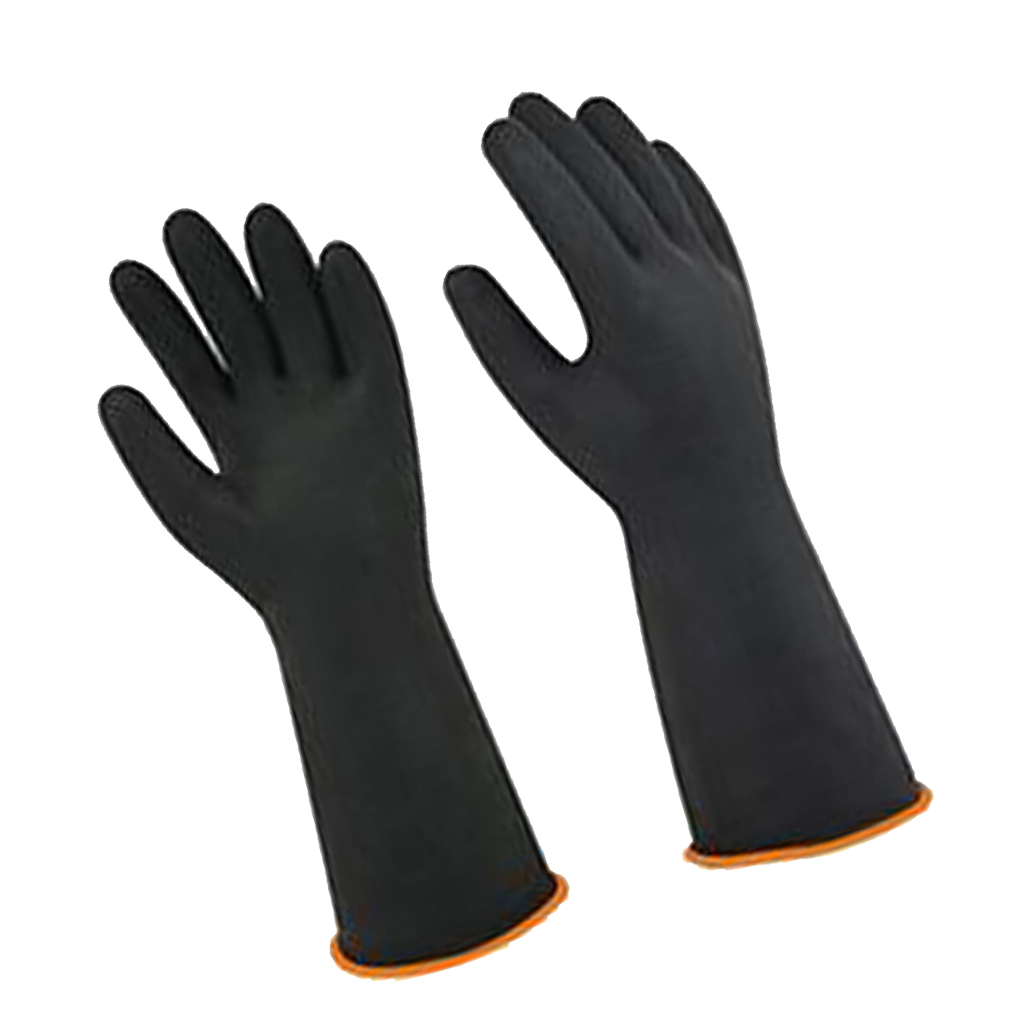 Extra Long 55cm Latex Rubber Gloves Work Safety Rubber Gloves Multi