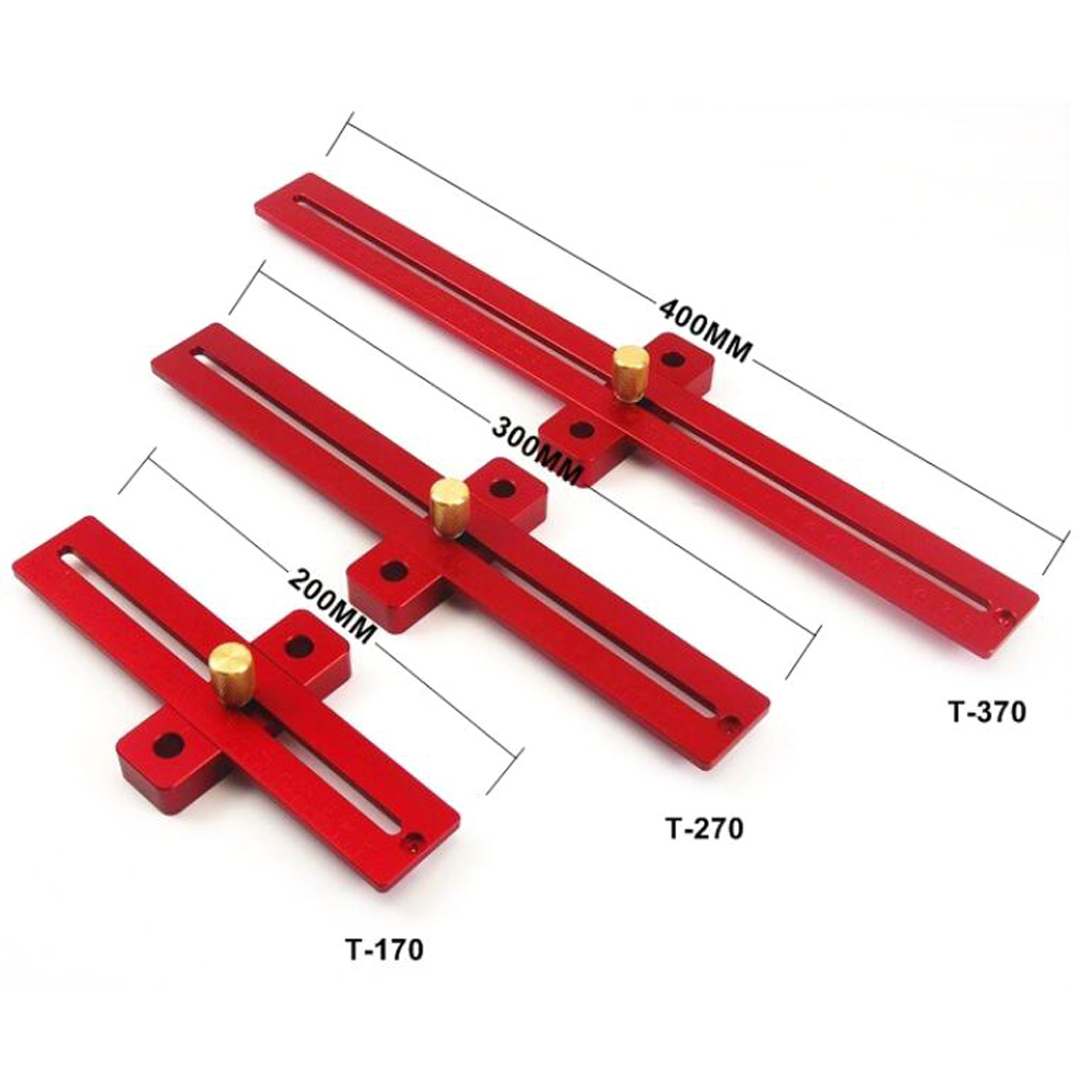 Woodworking Straight Edge Ruler Scribing Device Guide 