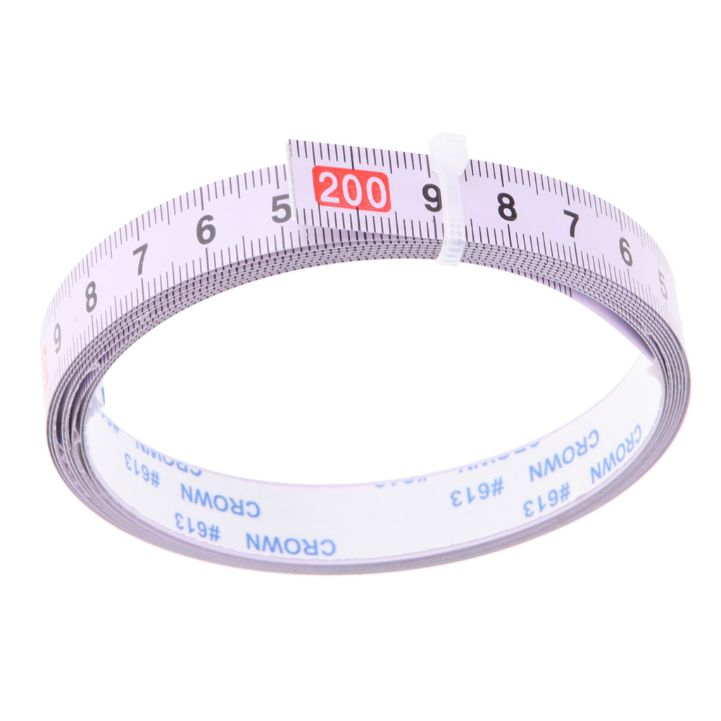 self adhesive measure tape metric stick and measure flat