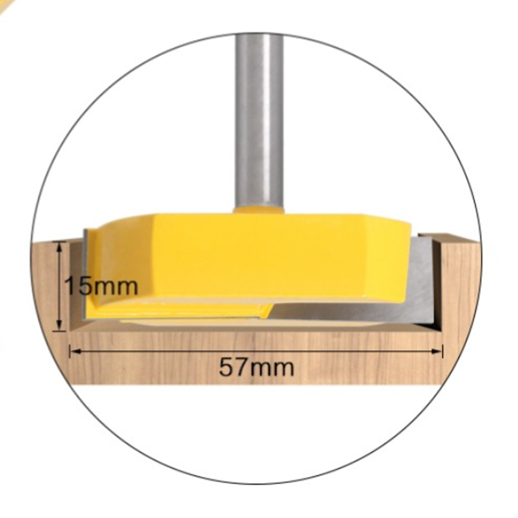 8mm Shank Cleaning Bottom Router Bits 2-3/16 Cutting Diameter