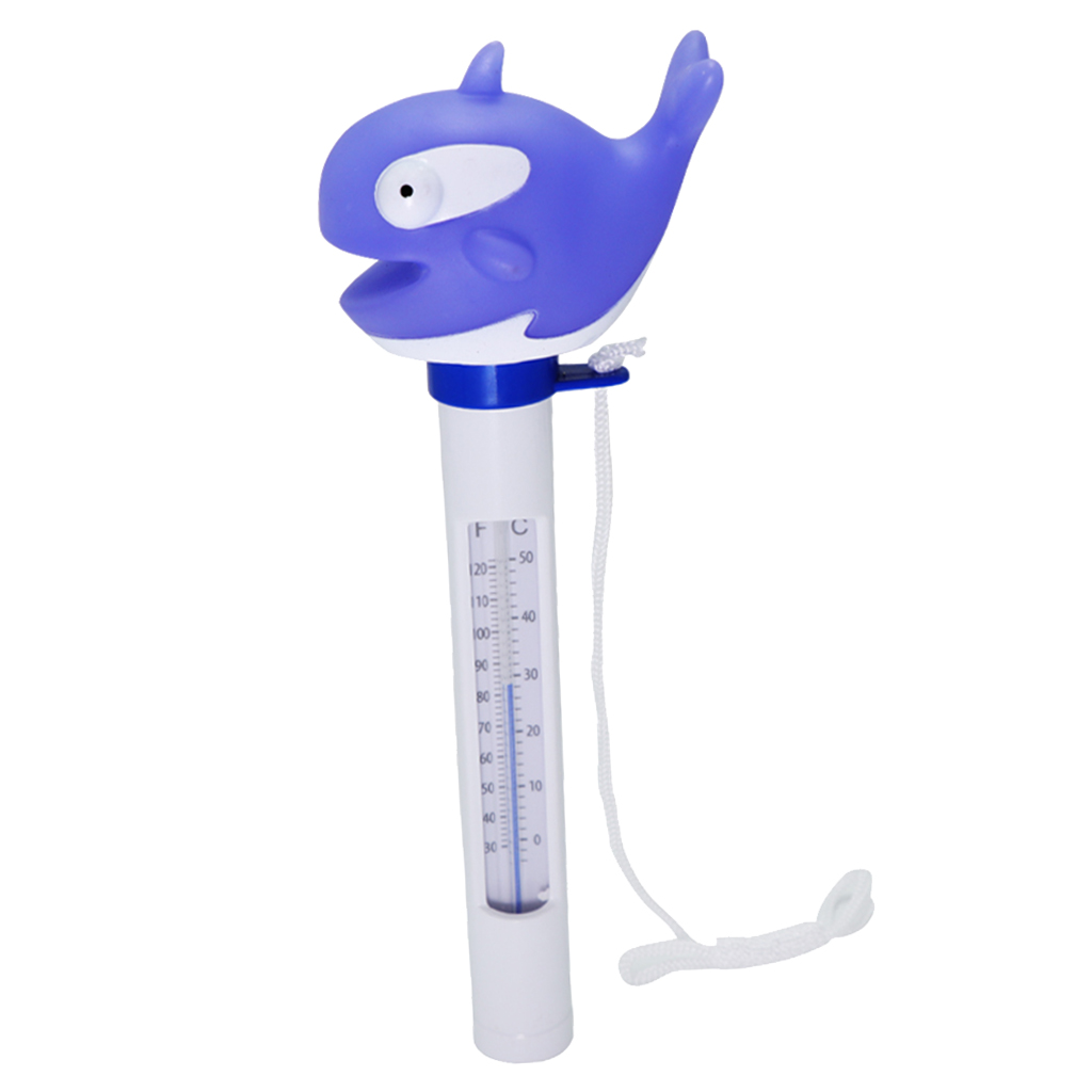 Swimming Pool Thermometer Hot Tub Floating Water Temperature Gauge Dolphin