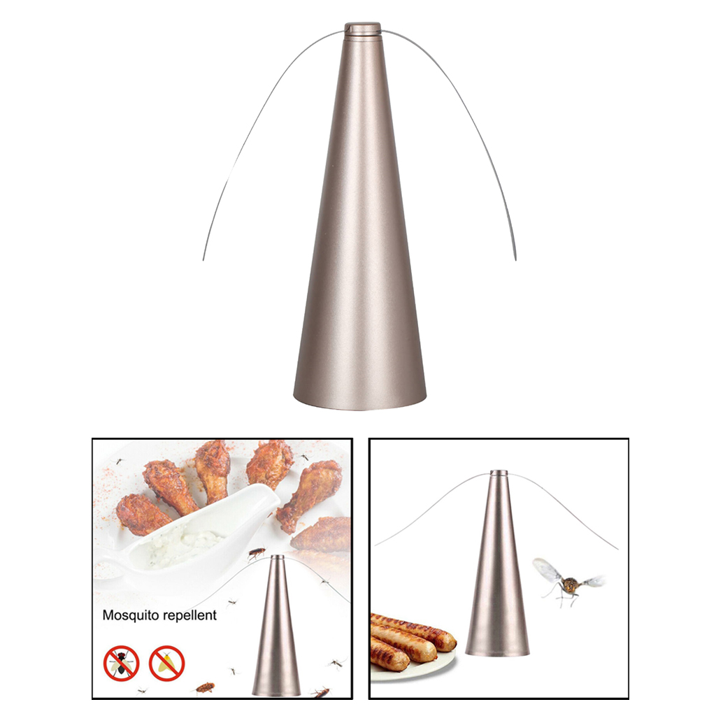 Fly Repellent Fan Bugs Fly Scarers No Chemical odor free Golden