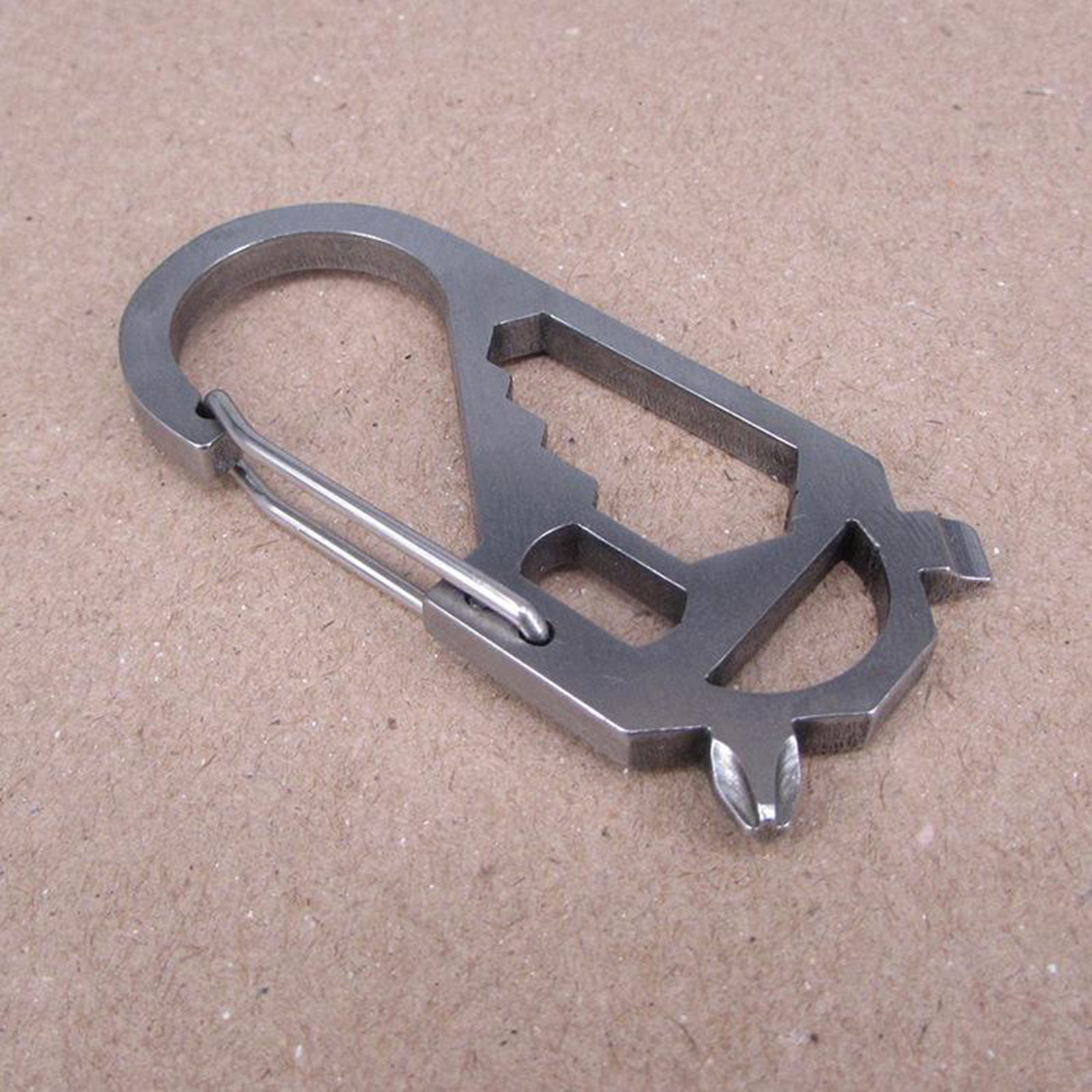 Carabiner Key Chain Clip Hook Buckle Keychain Climbing Outdoor Multitool