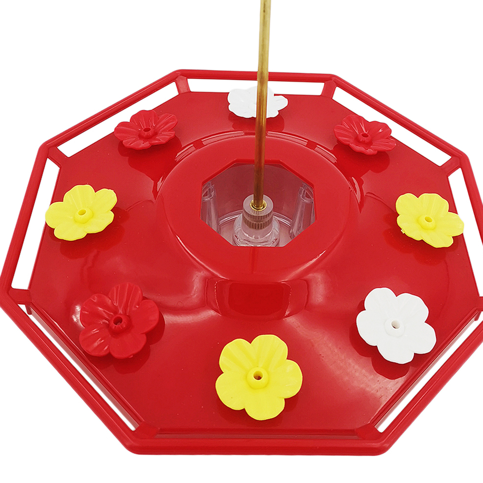 Outdoor Leak-Proof Hummingbird Nectar Flower Feeder Refill Humming Feeder D