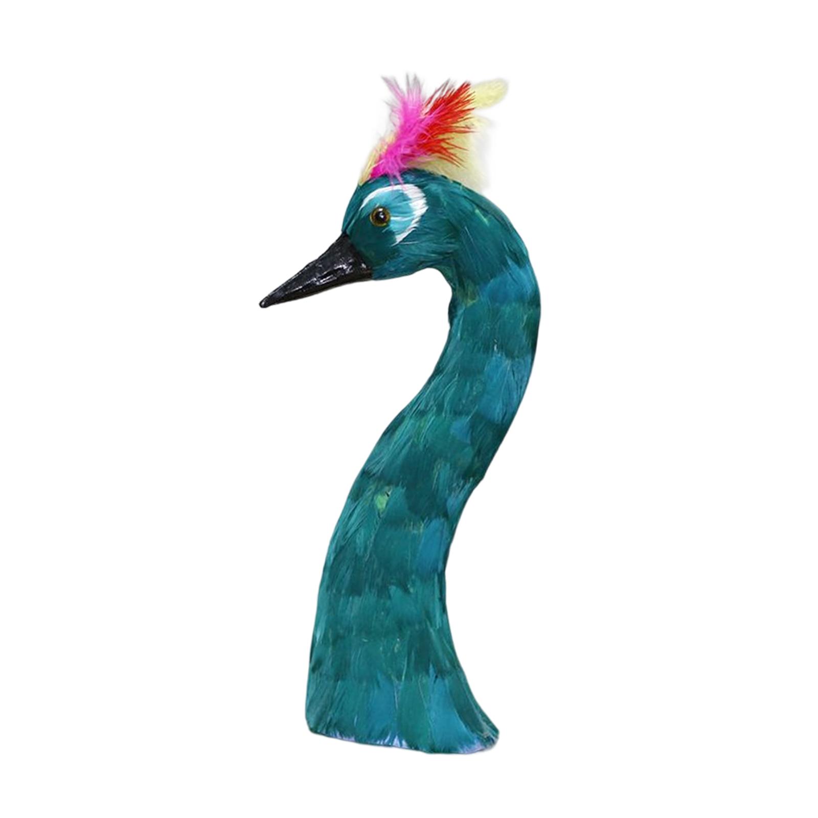Peacock Statue Cabinet Decor