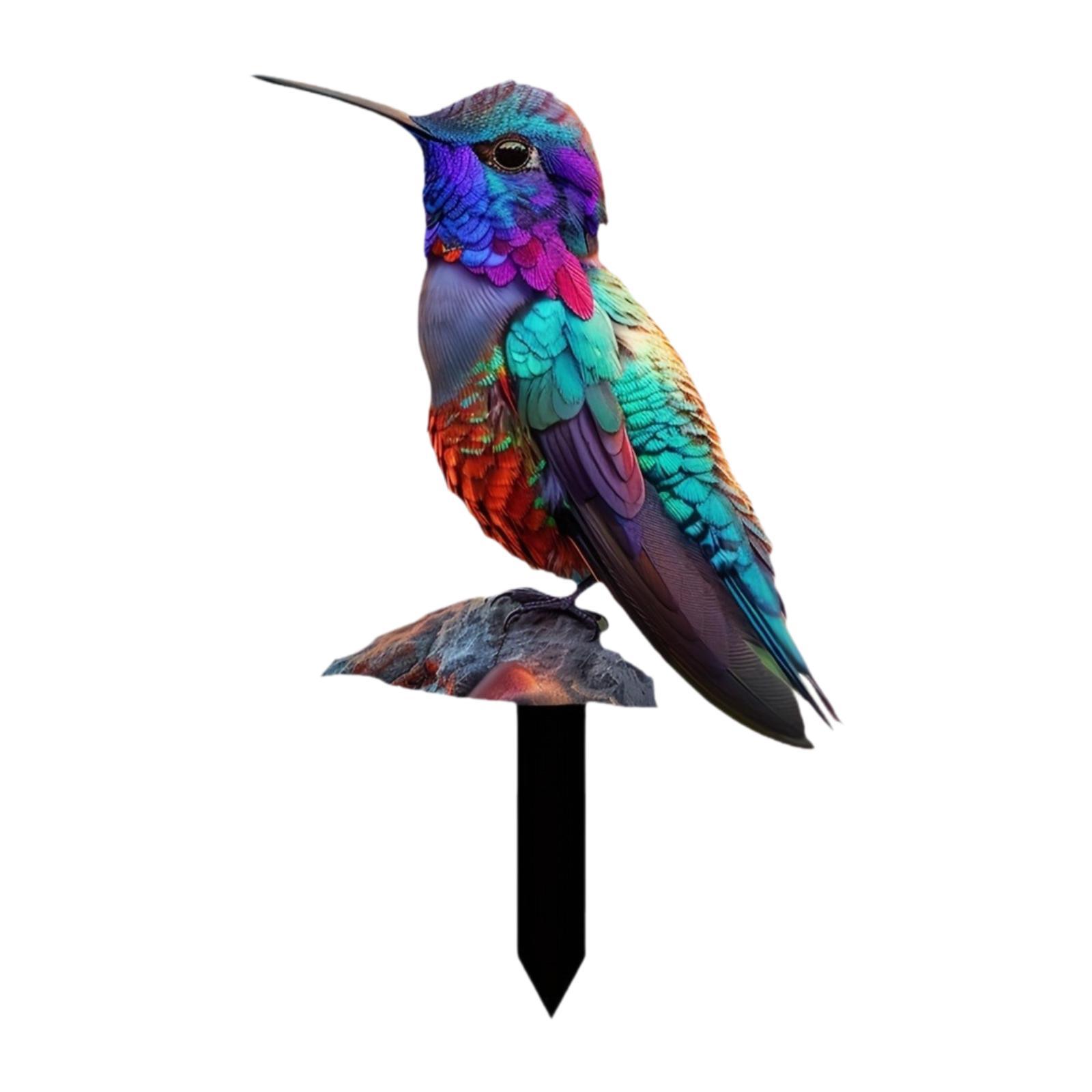Hummingbird Garden Stake