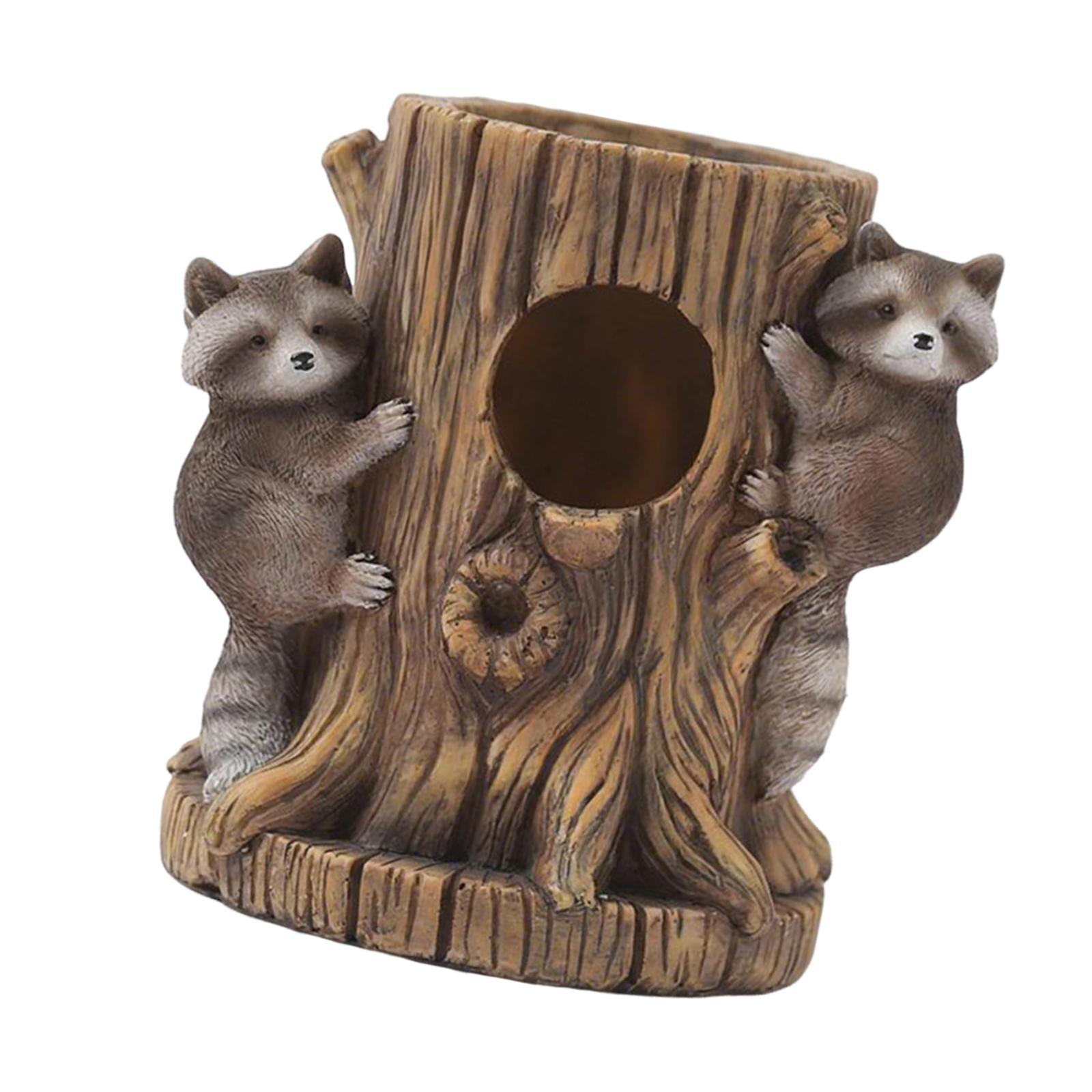 Raccoon Flowerpot Ornament