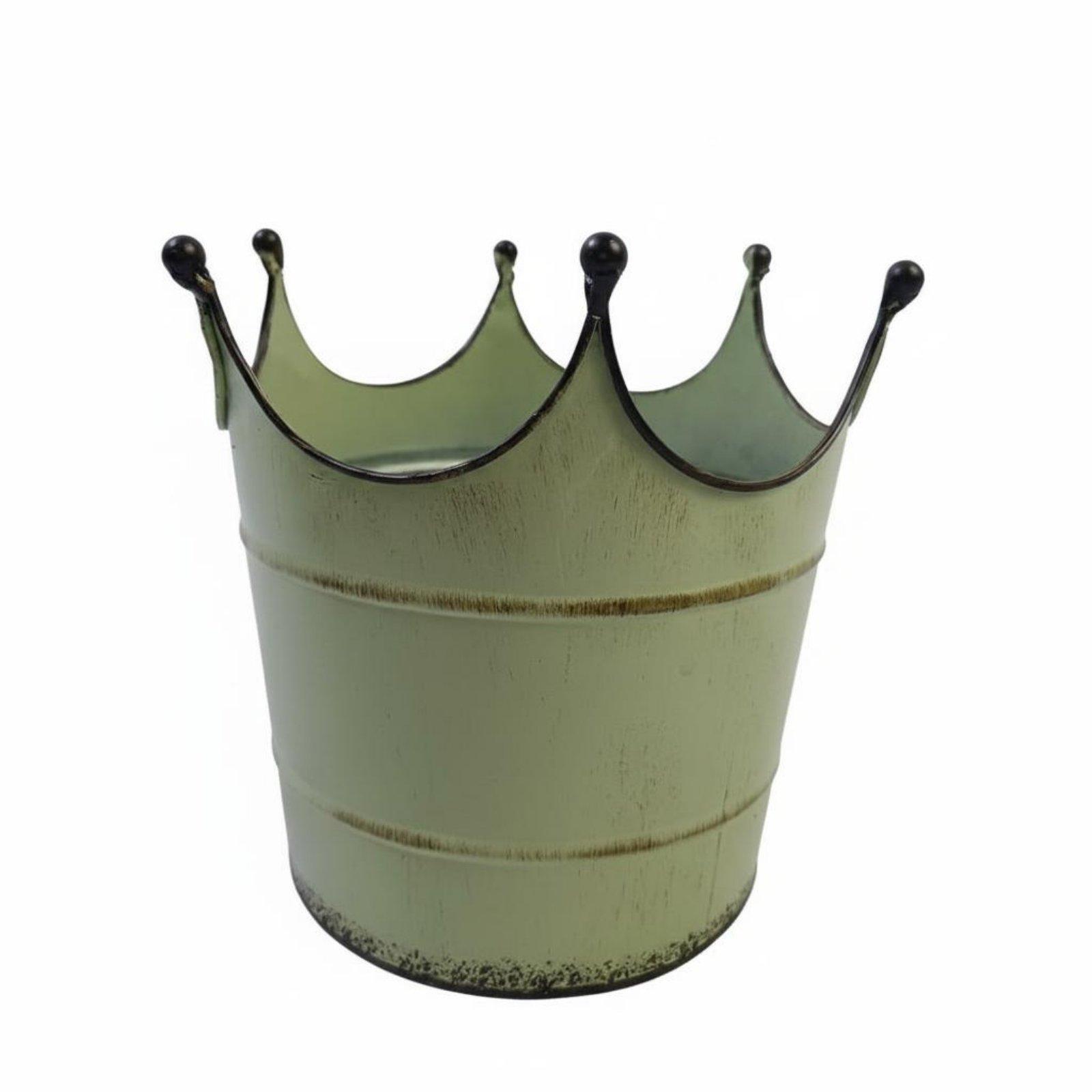 Iron Flower Pot With Drainage Hole
