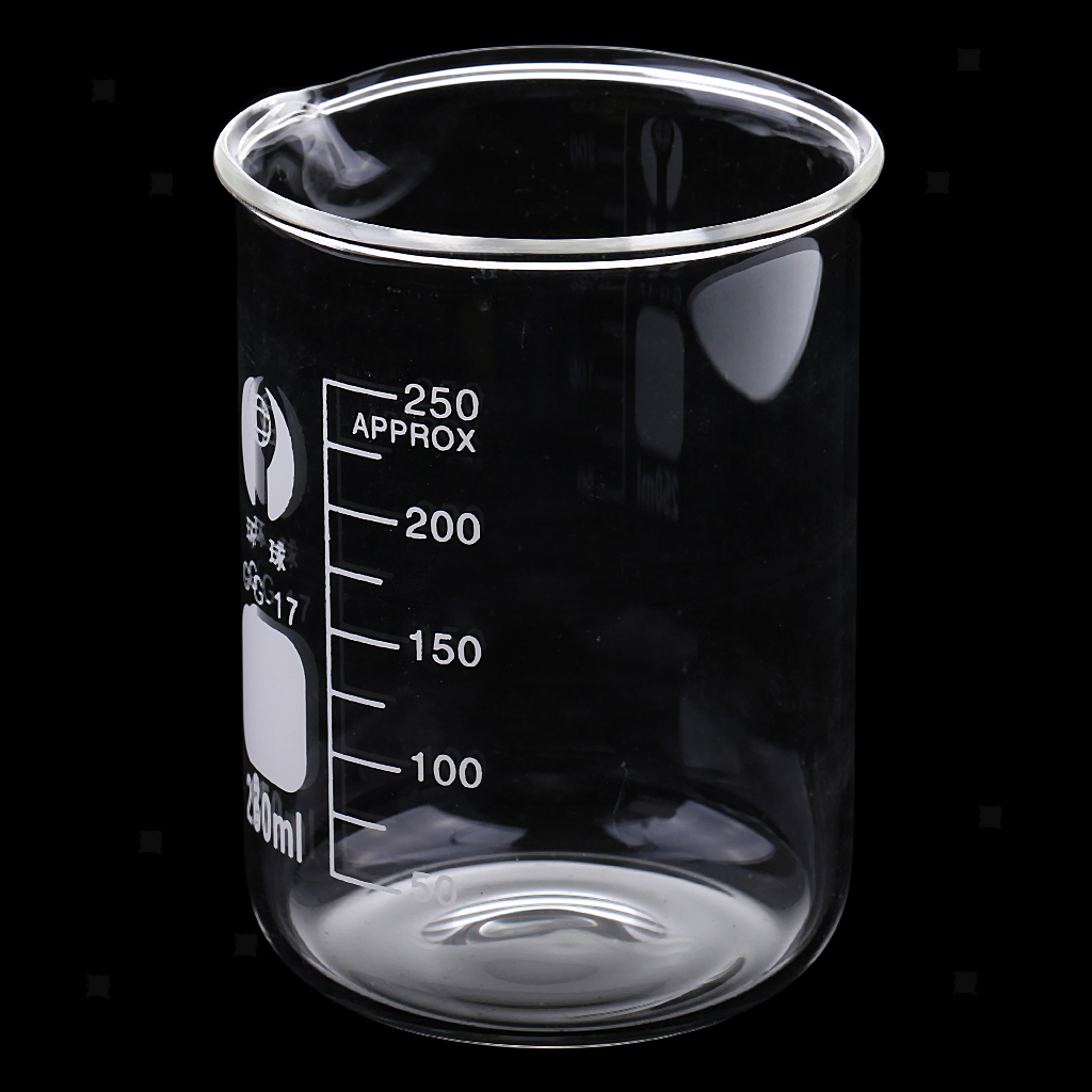 Glass Plastic Beakers Measuring Cup Graduated Low Form Griffin Beaker 10ml 500ml Ebay 4102