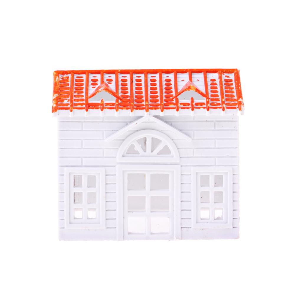 Small House Villa Models DIY Building Sand Scene Materials Kids Toys