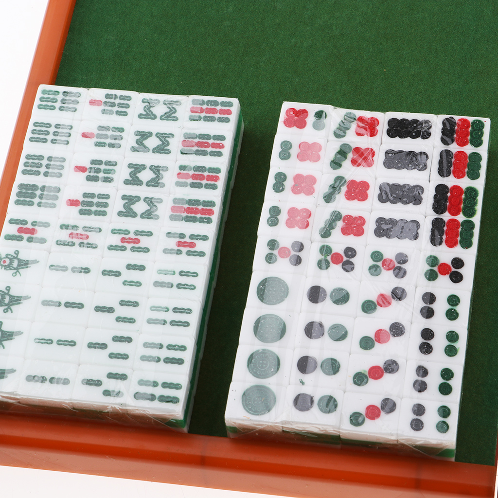1 Set Mini Pocket MahJong Portable Mahjong Chinese Toy Board Game Gifts