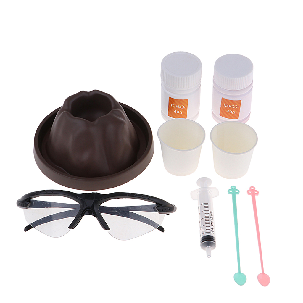 Make Your Own Volcano Eruption Experiment Kids Fun Science Educational DIY