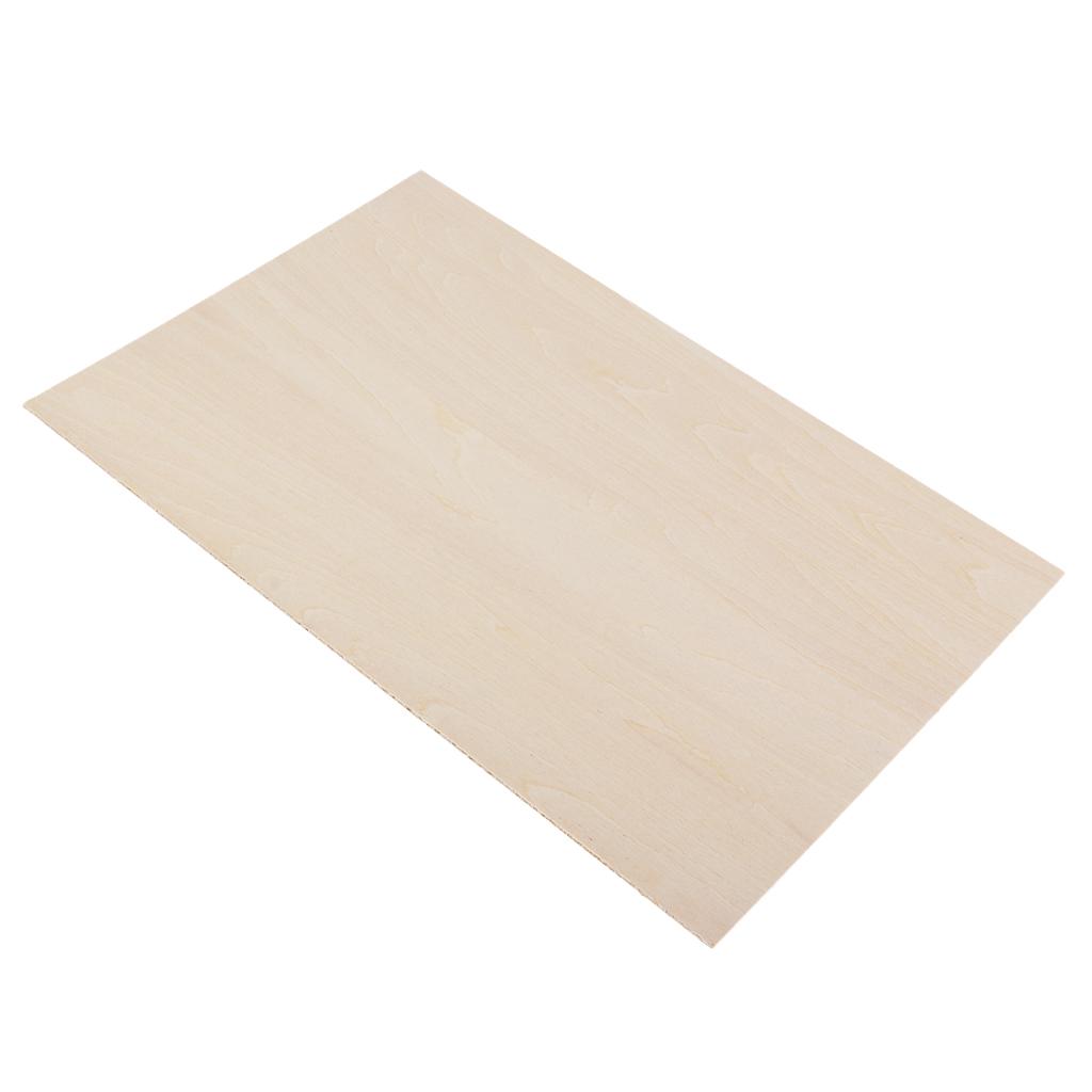 3xBasswood Sheets 2mm Thick RC Airplane Model DIY Making Kits 50x200mm
