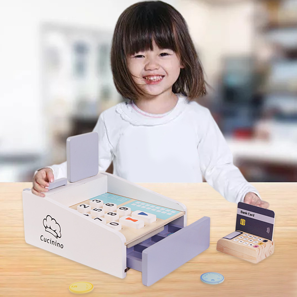 Wooden Funny Play House Toy Simulate Life Scenarios Role Play Baby Preschool