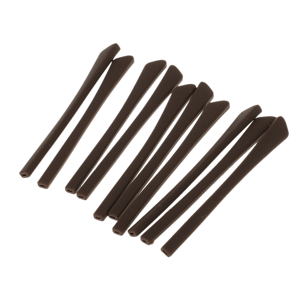 Eyeglasses End Tips Brown