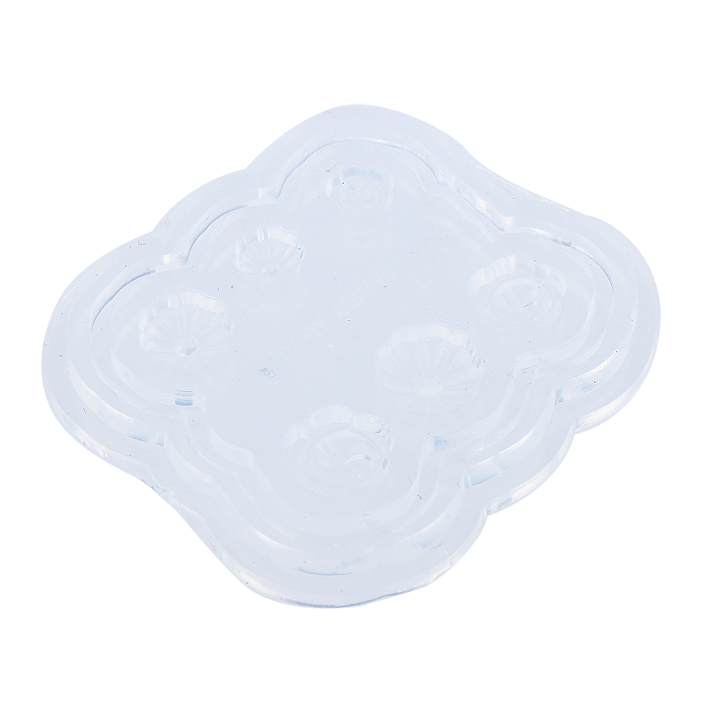 3D Acrylic Powder Sculpture Mold Silicone Nail Art Flower Template Manicure 5