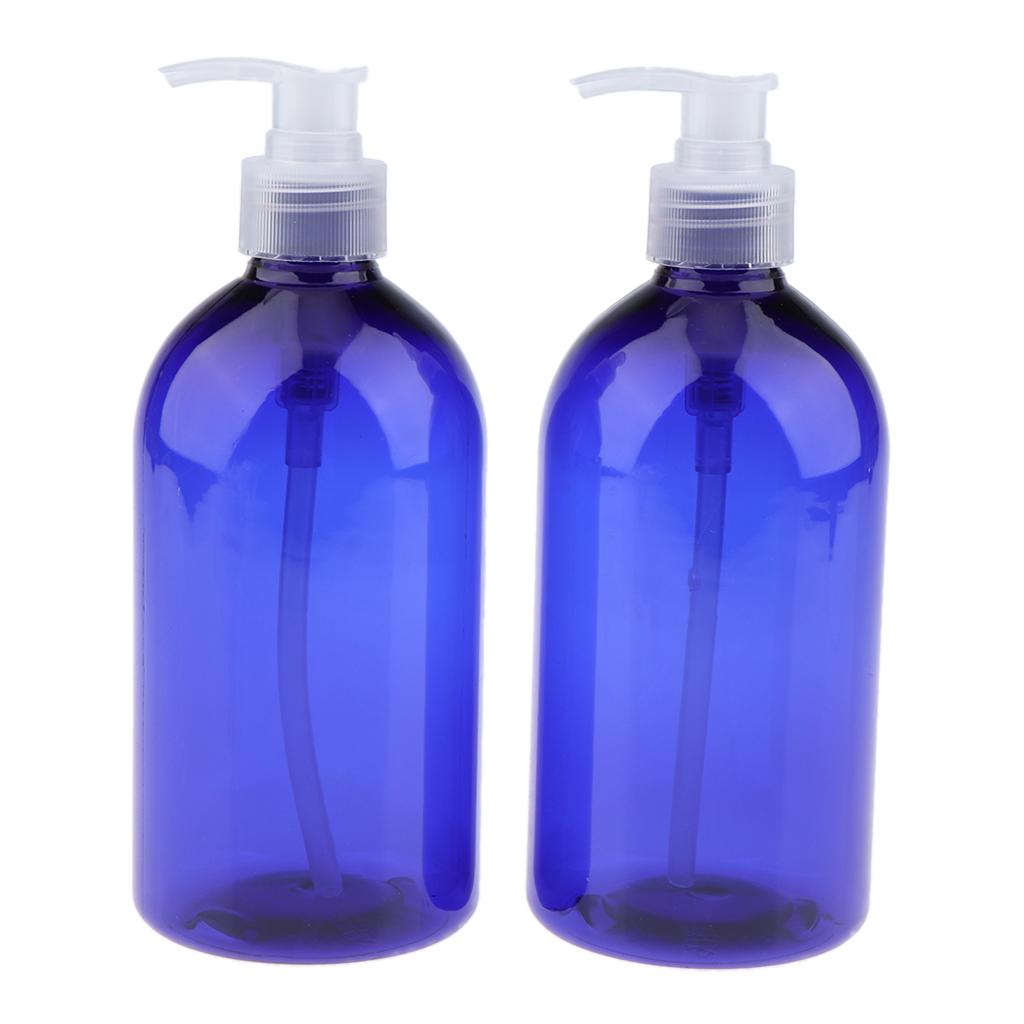 500 ml Lotion Pump Bottle Makeup Shower Gel Atomizer Travel Container Clear