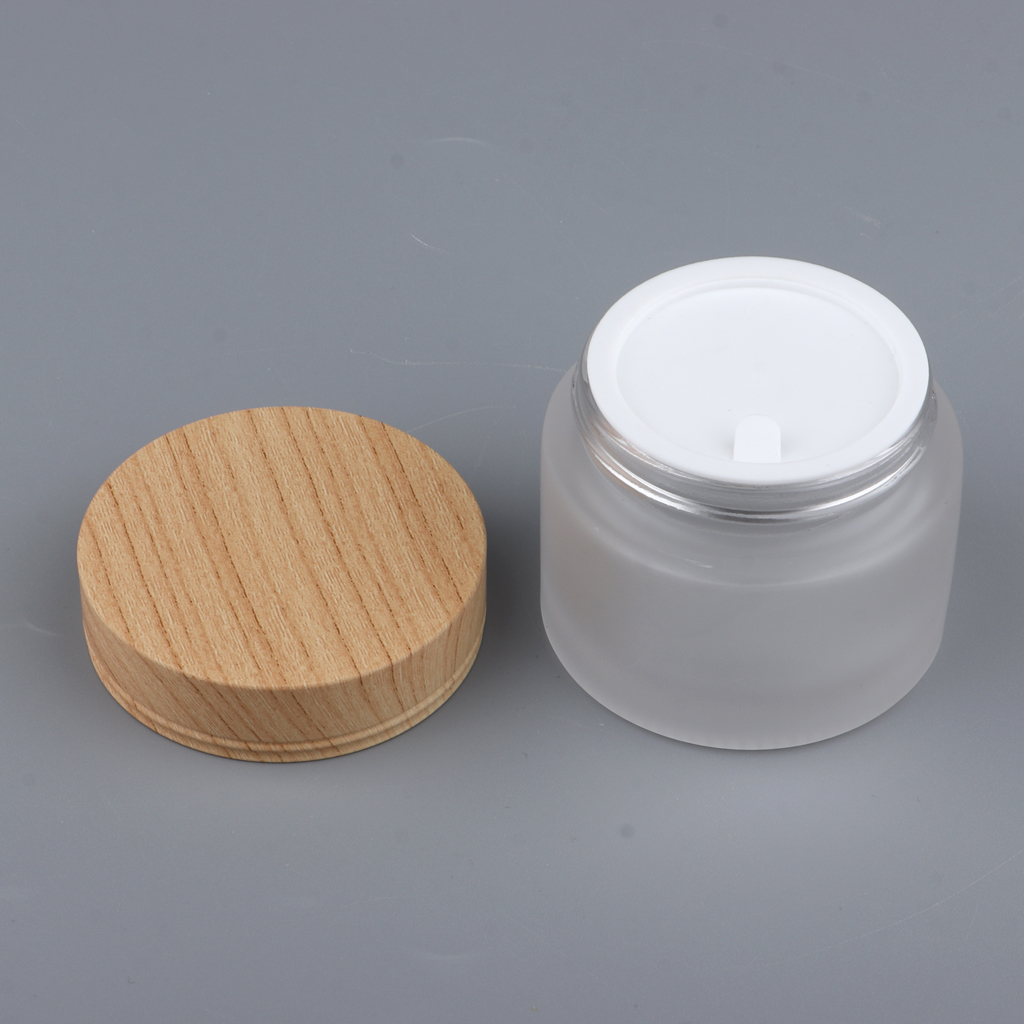 1pc Makeup Pot Empty Cosmetic Jars Lotion Cream Containers Matte Clear 50g