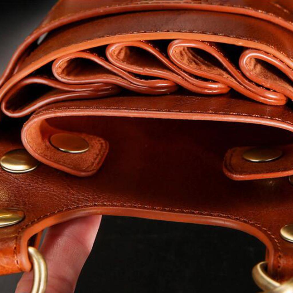 2Pcs Barber Scissors Holster Hairdressing Holder Pouch Bag Cases