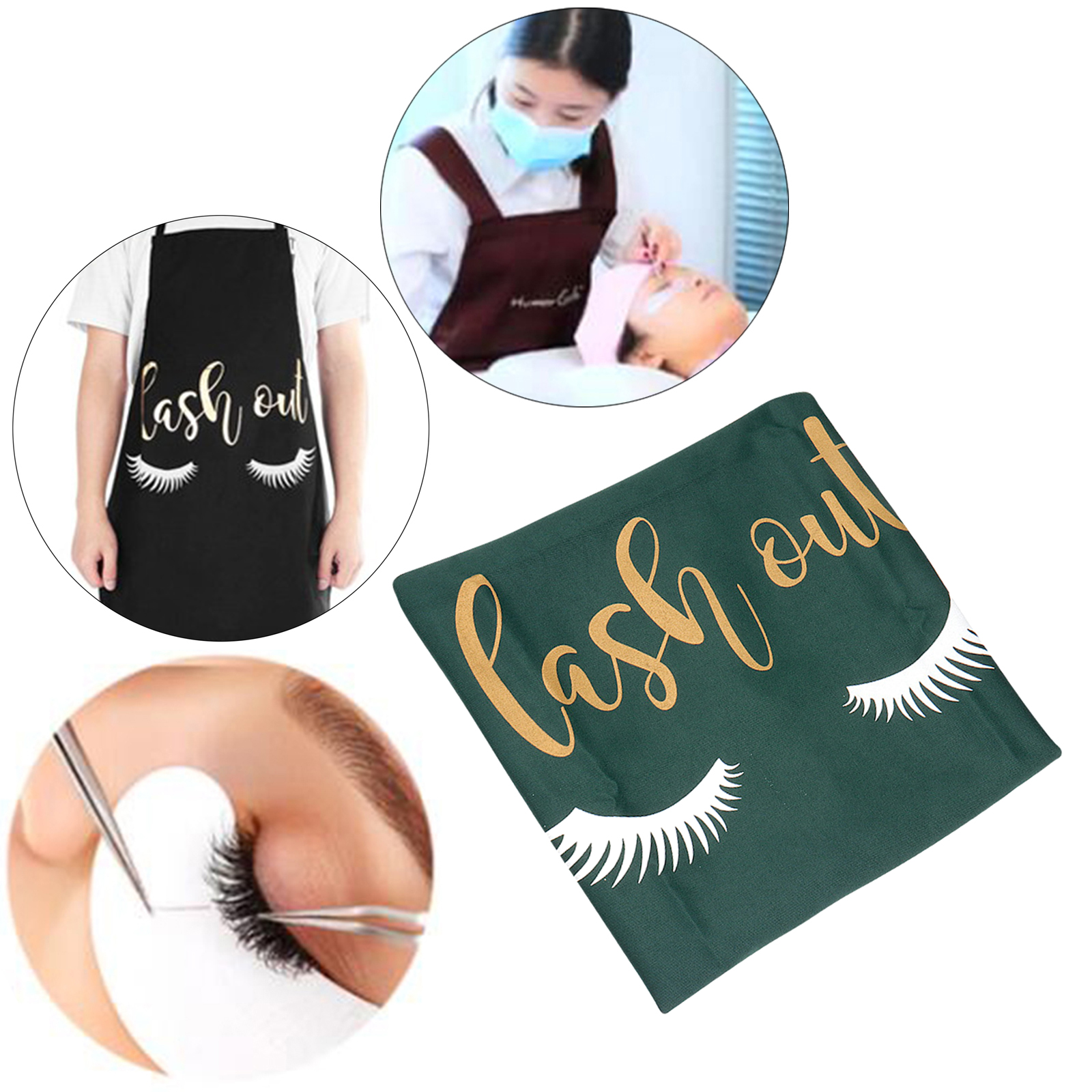 Kitchen Apron Adjustable Durable Tools for Baking Cleaning Unisex Adult Green