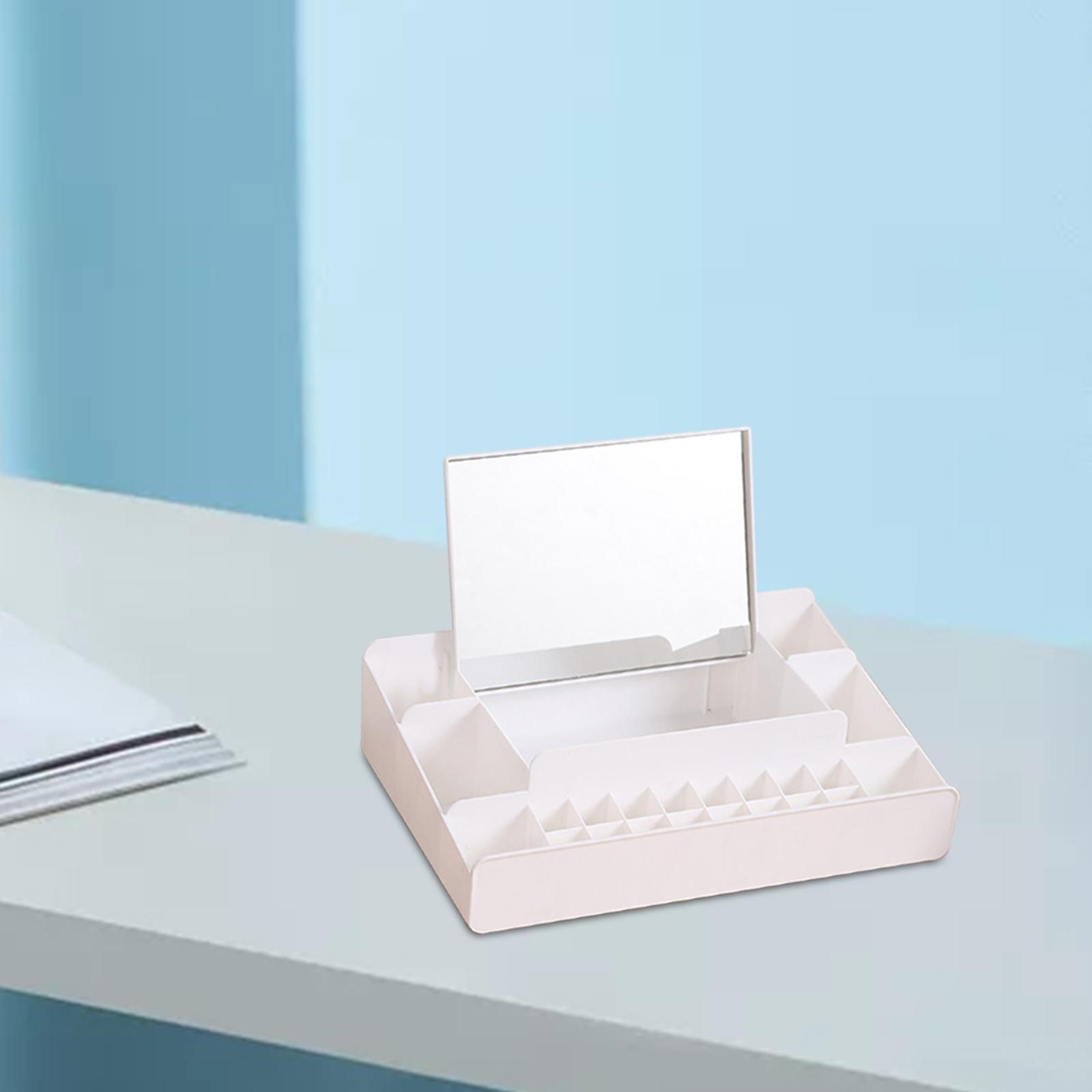 Cosmetic Storage Box Jewelry Holder for Bathroom Dressing Table Countertop