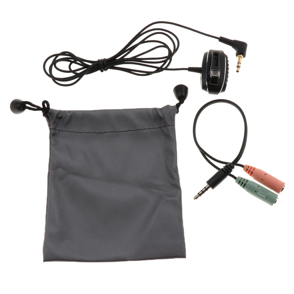 Lavalier Lapel Microphone Omnidirectional Dual Condenser Vedio Recording Mic