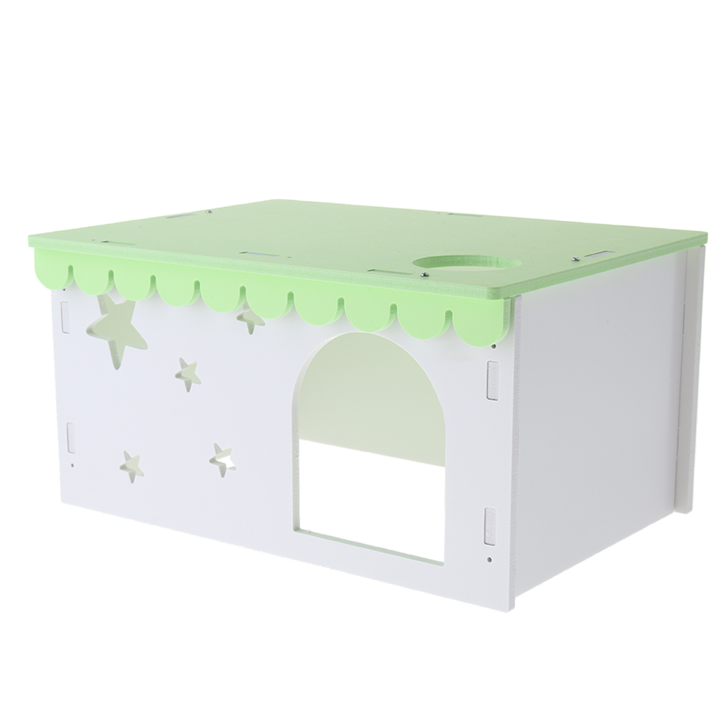 Small Animals Hamster House Cages Squirrel Bird Parrot Villa Hut Play Toy