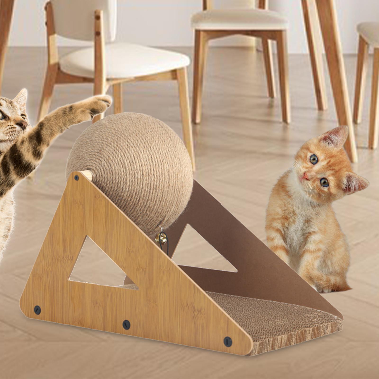 Cats Scratching Board Scratching Ball Kitten Scratching Pad for Pet Supplies