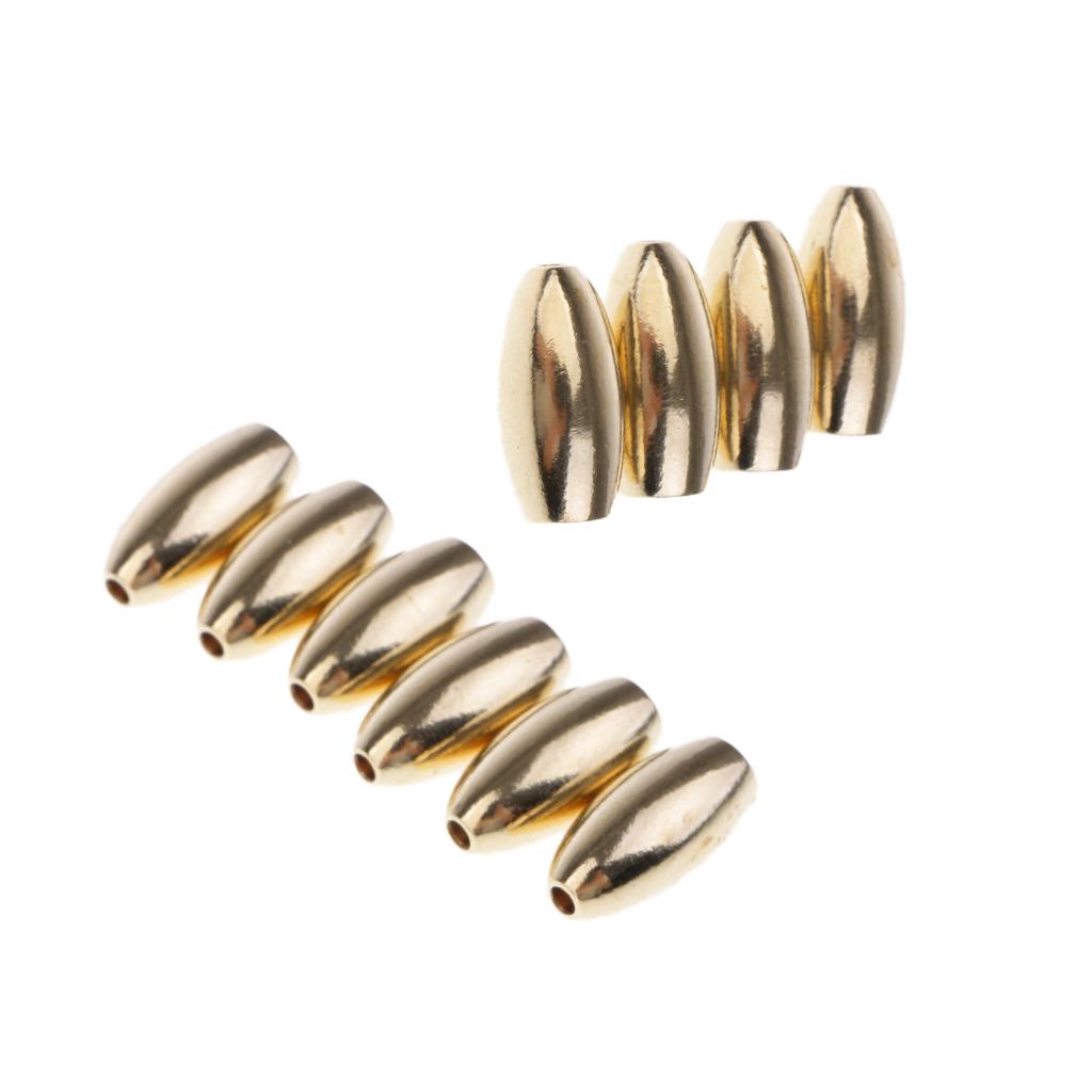 10x Brass Weights Drop Shot Slider Sea Fishing Tackle Snag Sinkers eBay