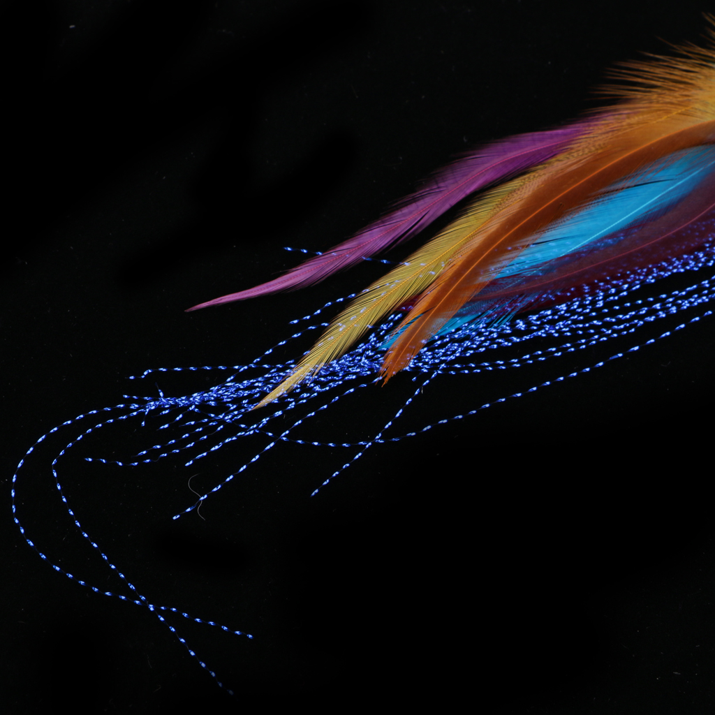 2pcs  Trout Salmon Steelhead Fly Fishing Simulation Streamer Flies Saltwater