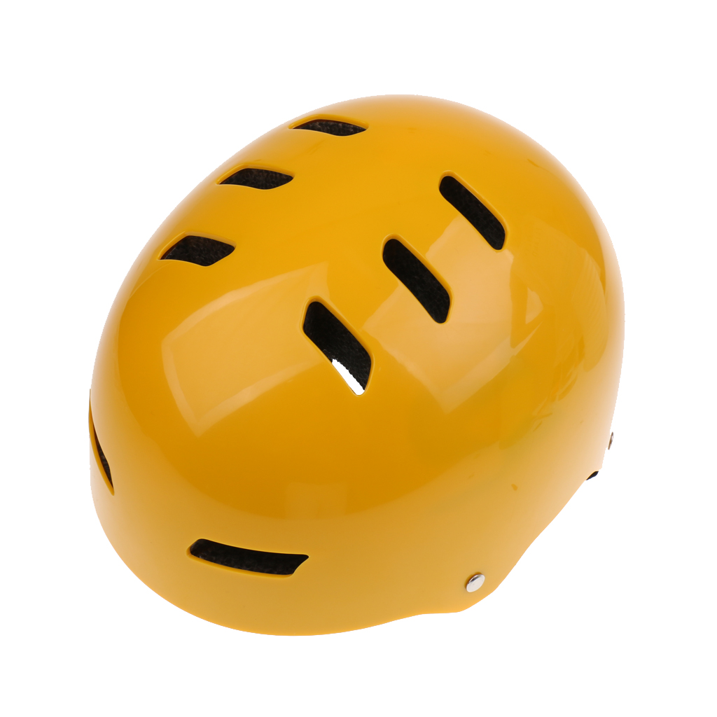 2xCycling Skateboard Helmet Skated Scooter Hard Cap -CE Approved bright yellow