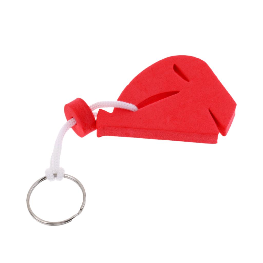 10xYachting Boating Floating Key Chain Key Ring Keyring - Sailing Boat Red