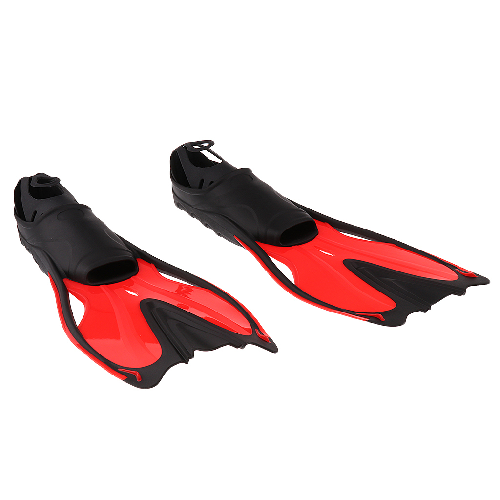 Adult Swim Adjustable Scuba Diving Swimming Flippers Snorkeling Gear | eBay