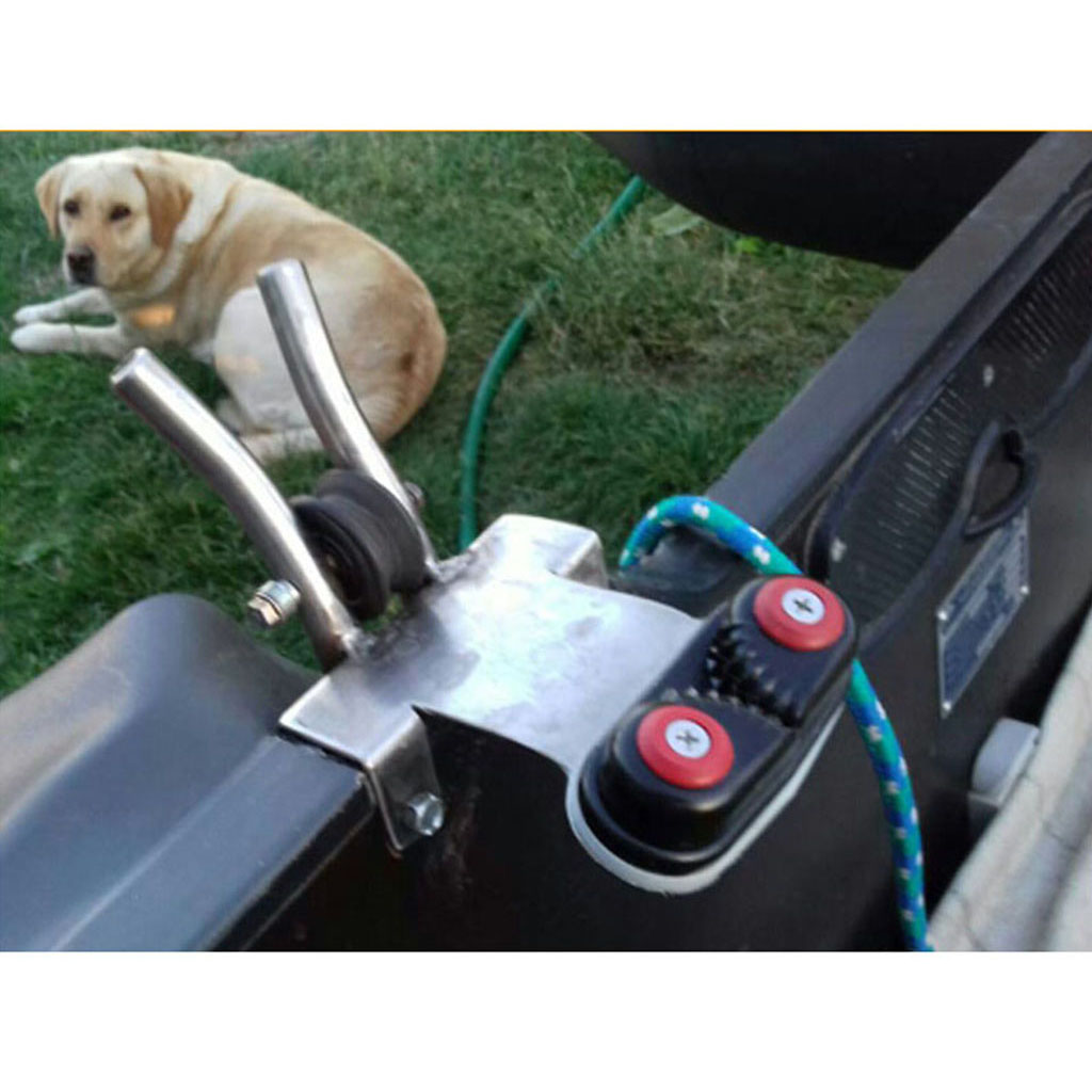 Aluminium Boat Cam Cleats Rope Cleat Sailboat Ball Bearing Cam Cleat - Black