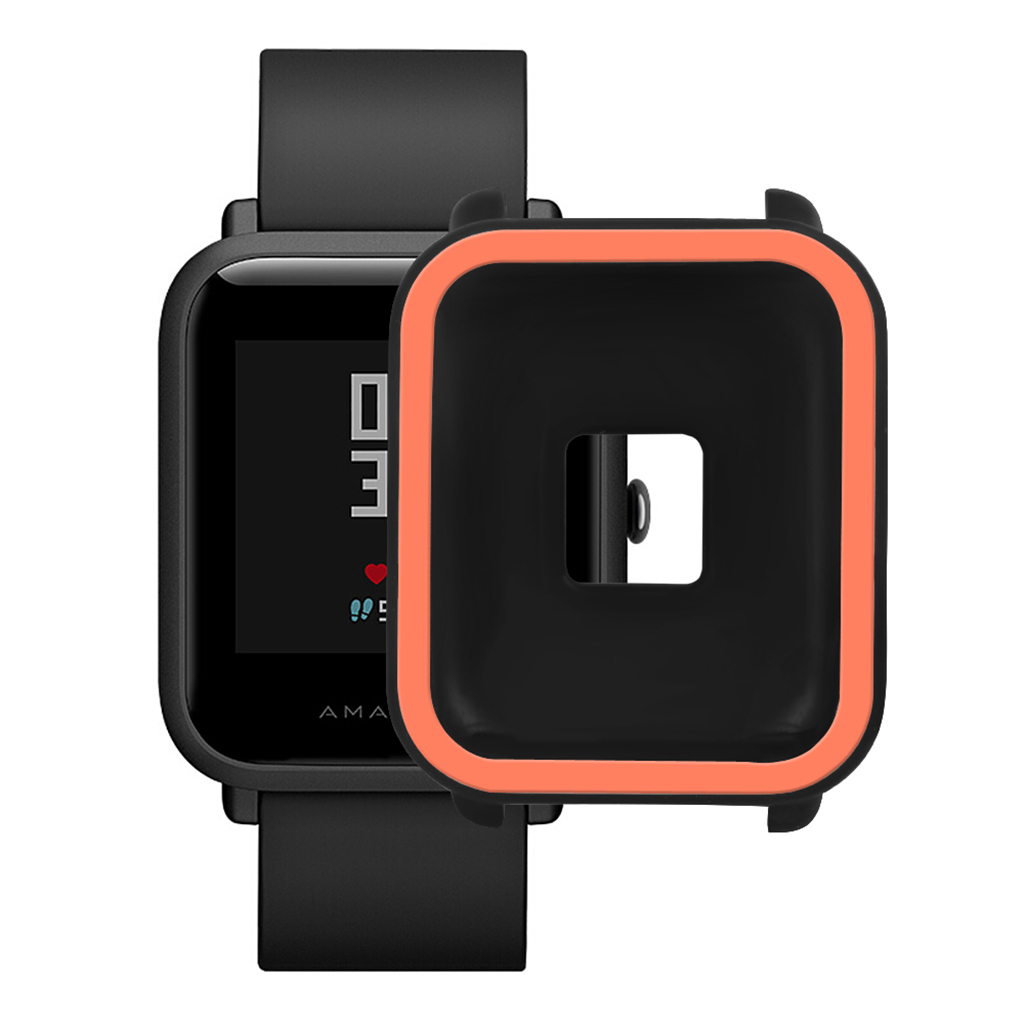 Silicone Protective Case Cover For Mi Moving Smart Watch Orange