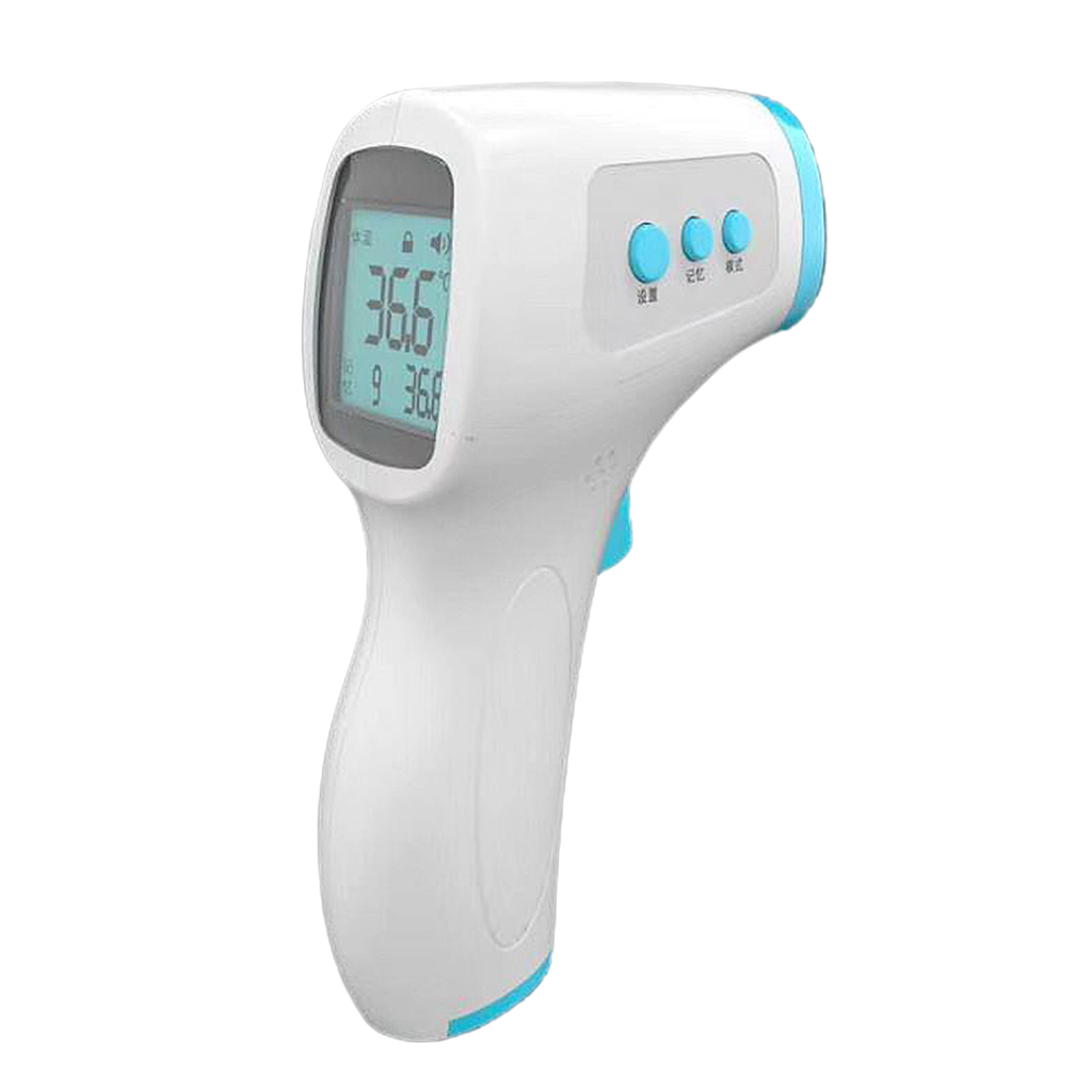 Multifunction No Touch Non Contact Forehead Ear Digital Thermometer  Blue