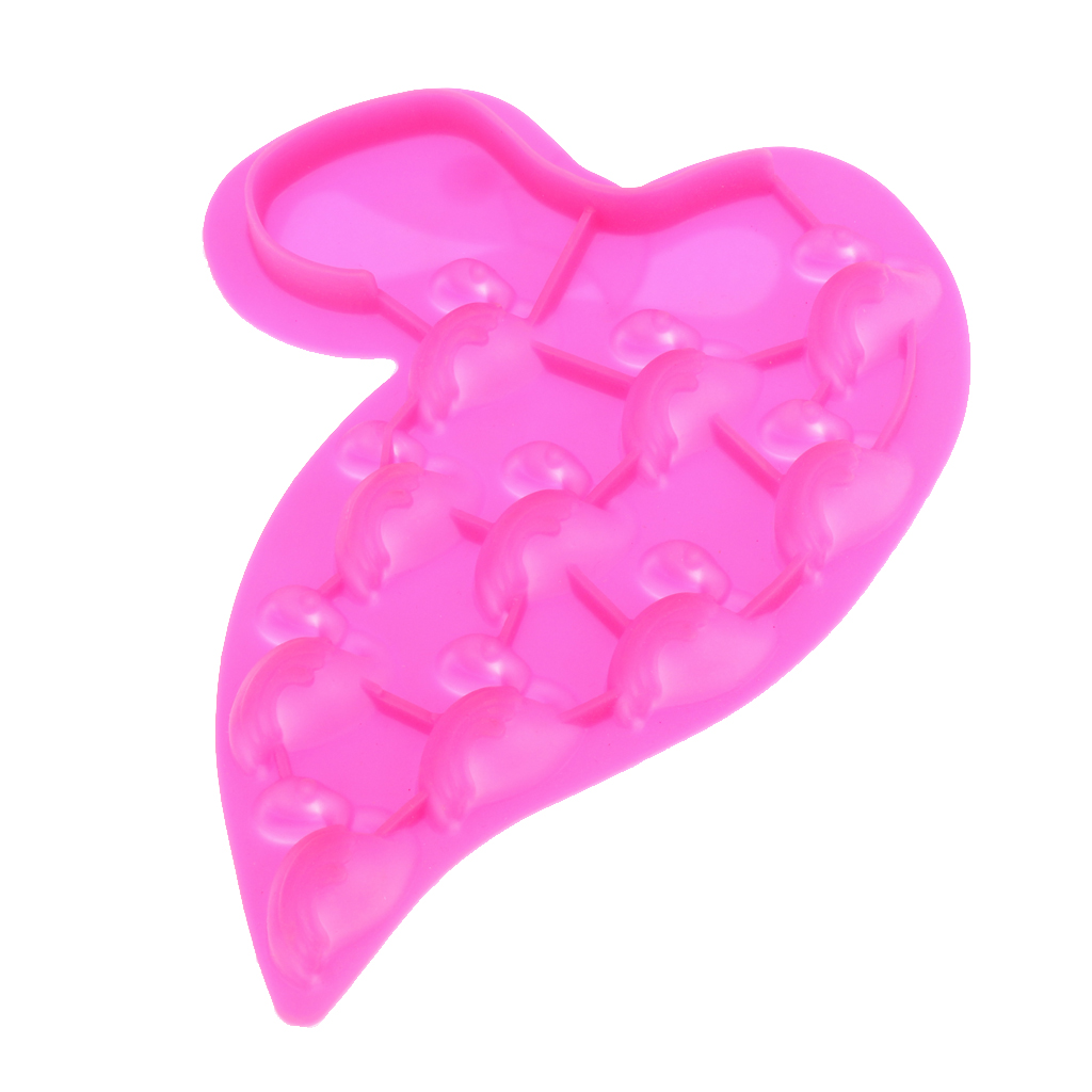 1PC Flamingo Silicone Cake Mold Ice Tray Pudding Makers Cube Chocolate DIY