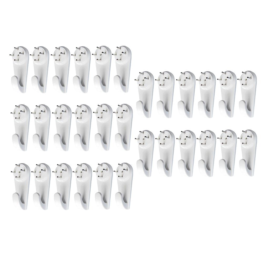 Non-Trace Hardwall Drywall Hanger Hook for Picture Photos Hanging 30pcs