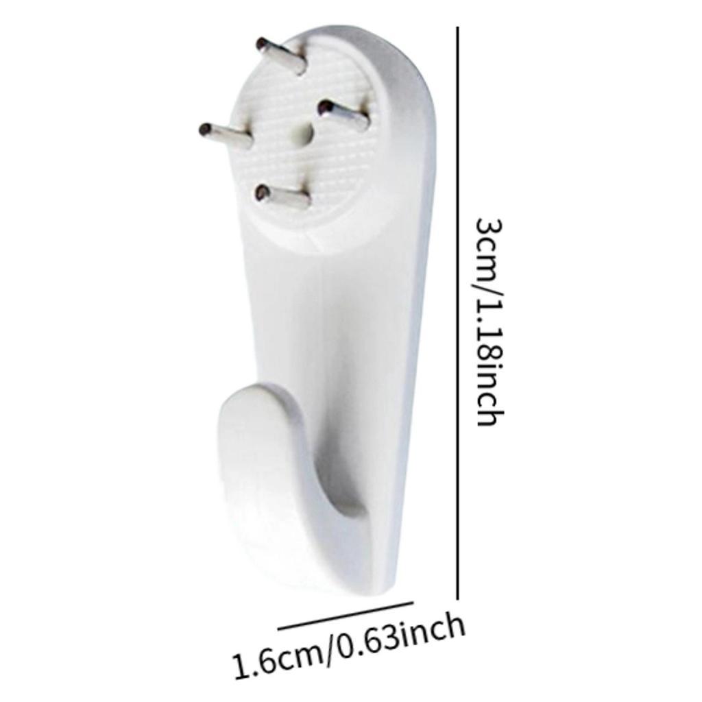 Plastic Wall Hooks Set