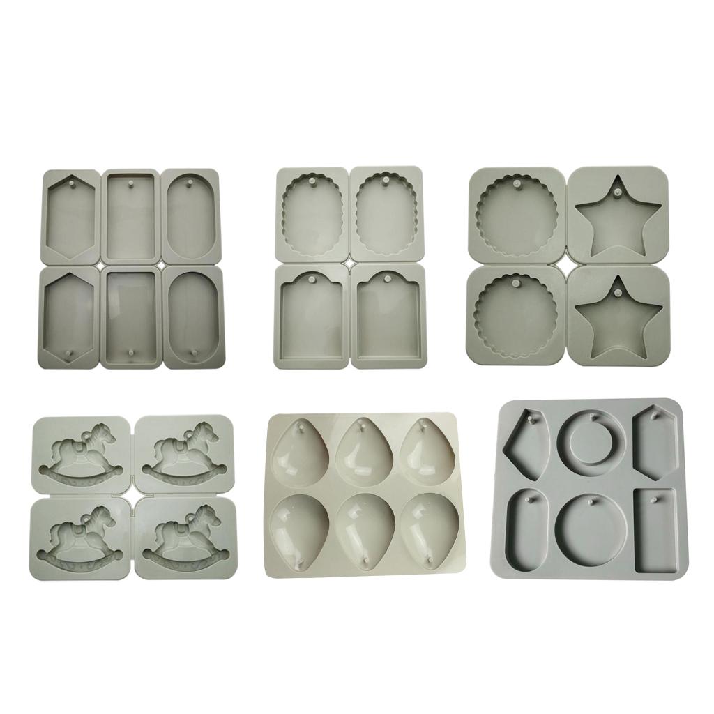 3D Candle Aroma Wax Tablet Silicone Mold A: 4 horse