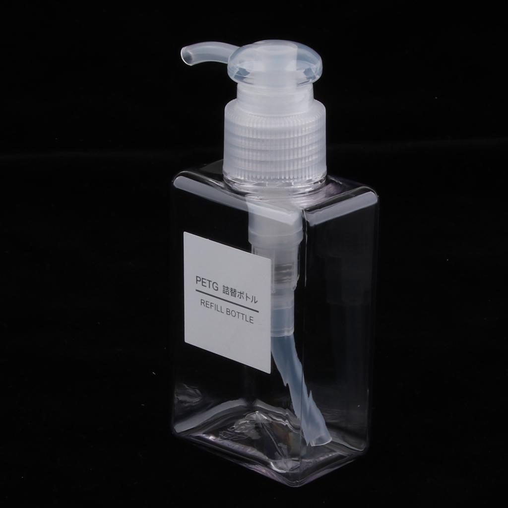  Dispenser Cosmetic Containers Bottle  Transparent 100ml