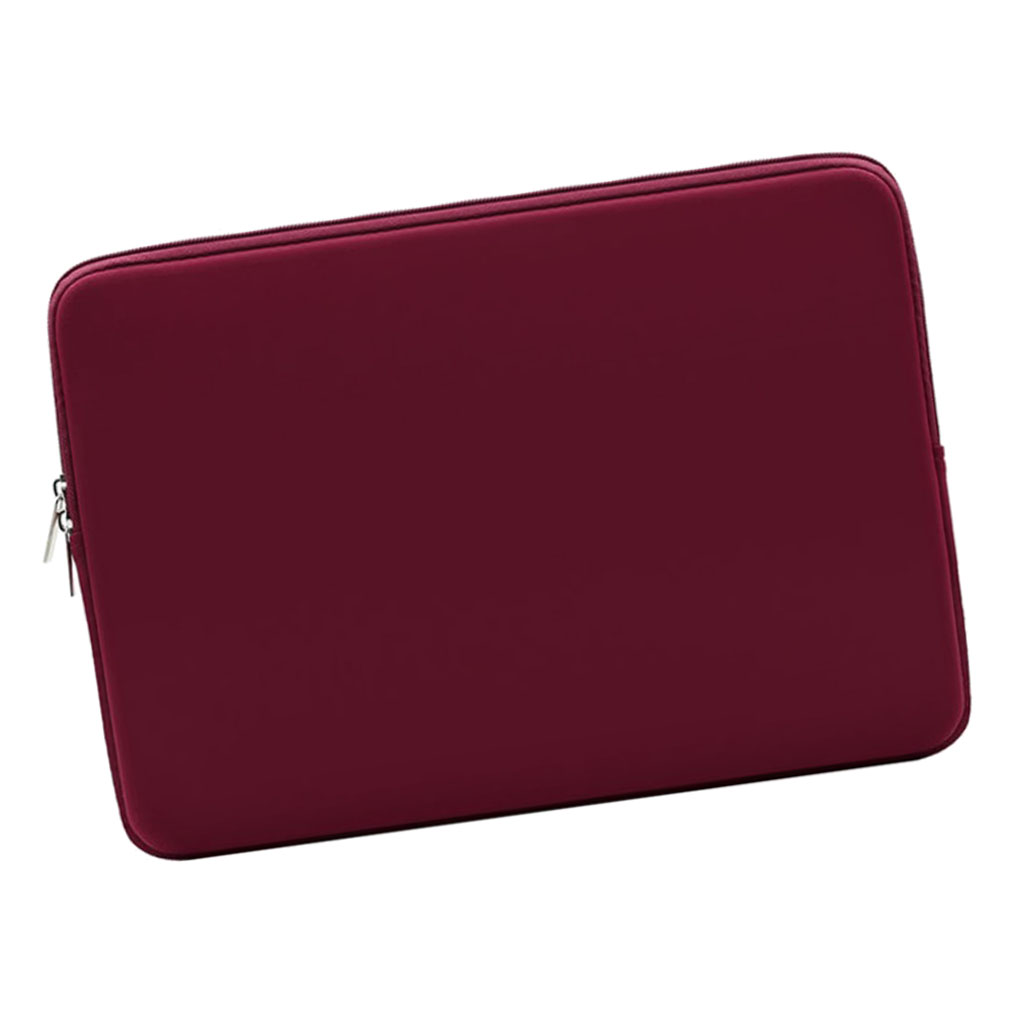 Universal Soft Tablet Laptop Liner Sleeve Pouch Bag 15.6" Wine Red