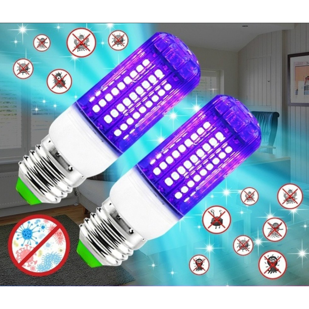 10W UVC Ultraviolet Germicidal Lamp UV Sterilization Light  110V E27