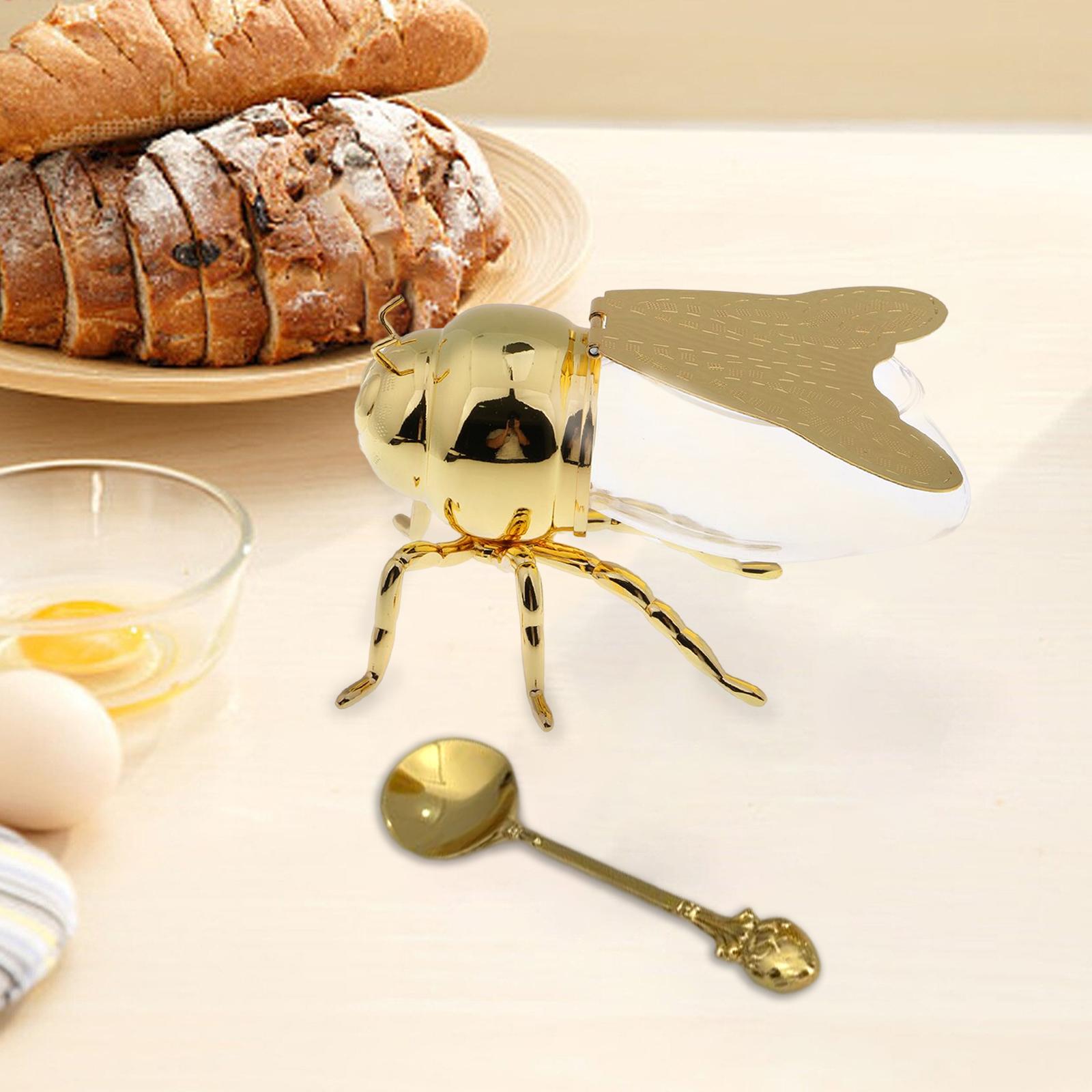 Bee Honey Pot Ornament Beautiful for Casual Summertime Meals Kitchen Home